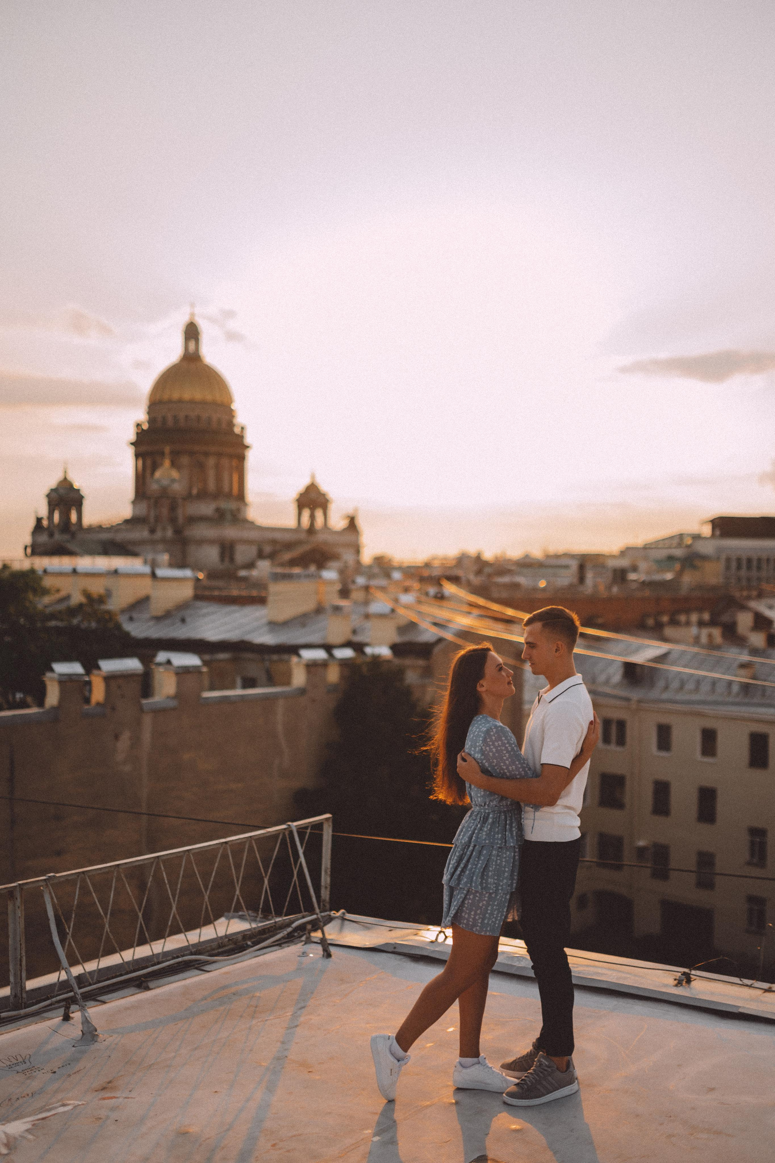 ЛавСтори Крыша. Свадебный фотограф в Санкт-Петербурге