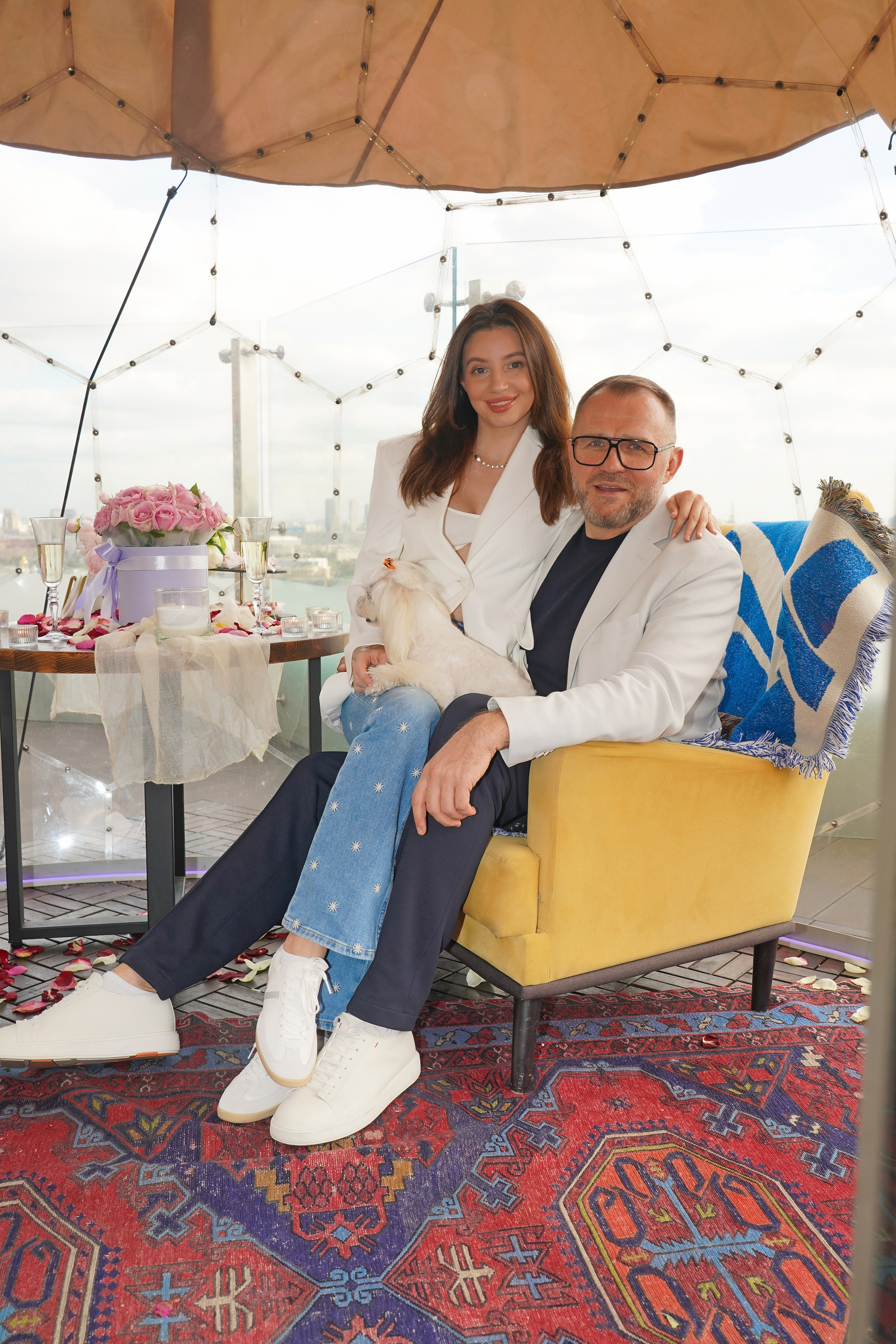 Свидание на крыше. Алена и Андреас. Анна, фотограф Москва, Зеленоград