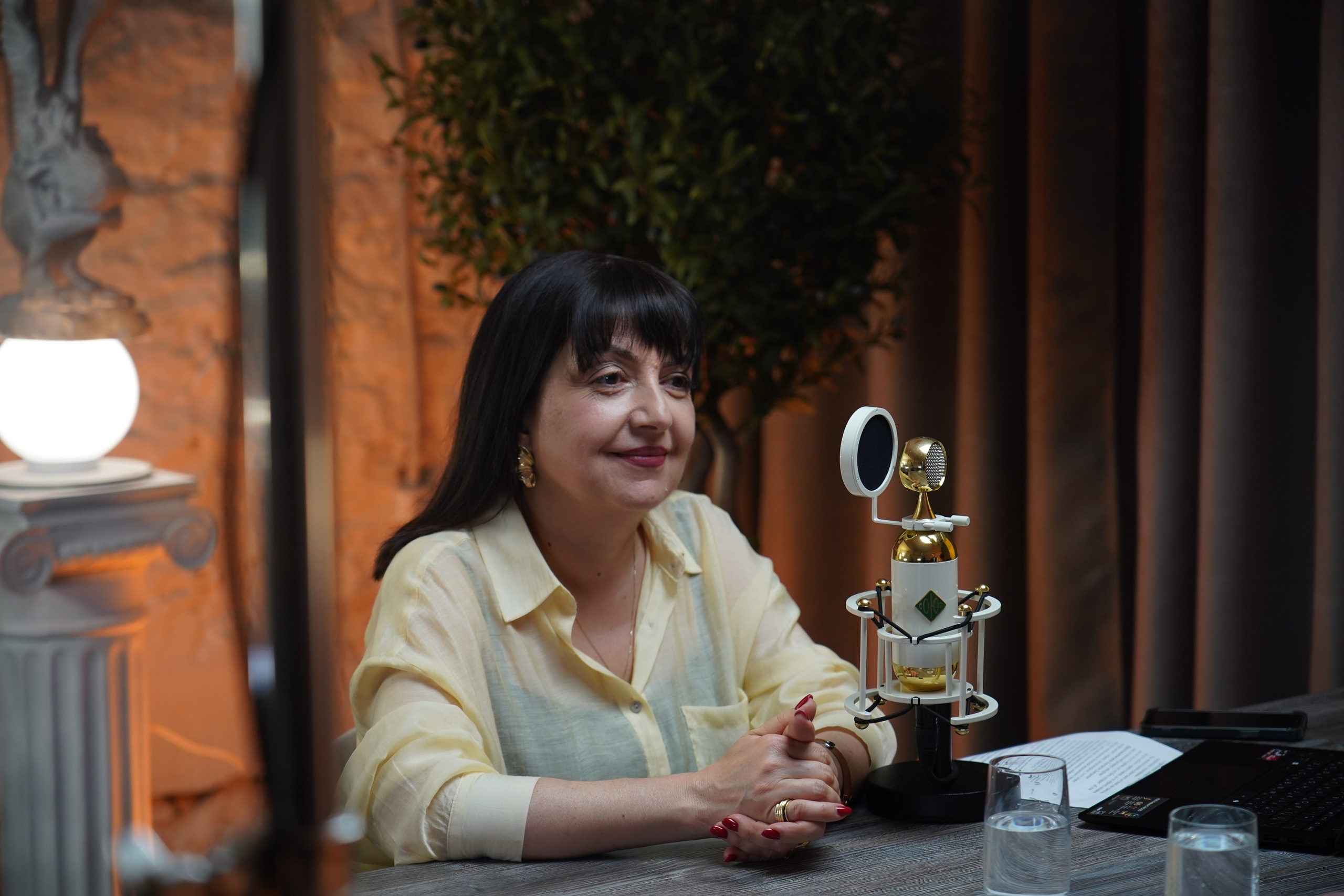 Процесс записи подкаста. Анна, фотограф Москва, Зеленоград