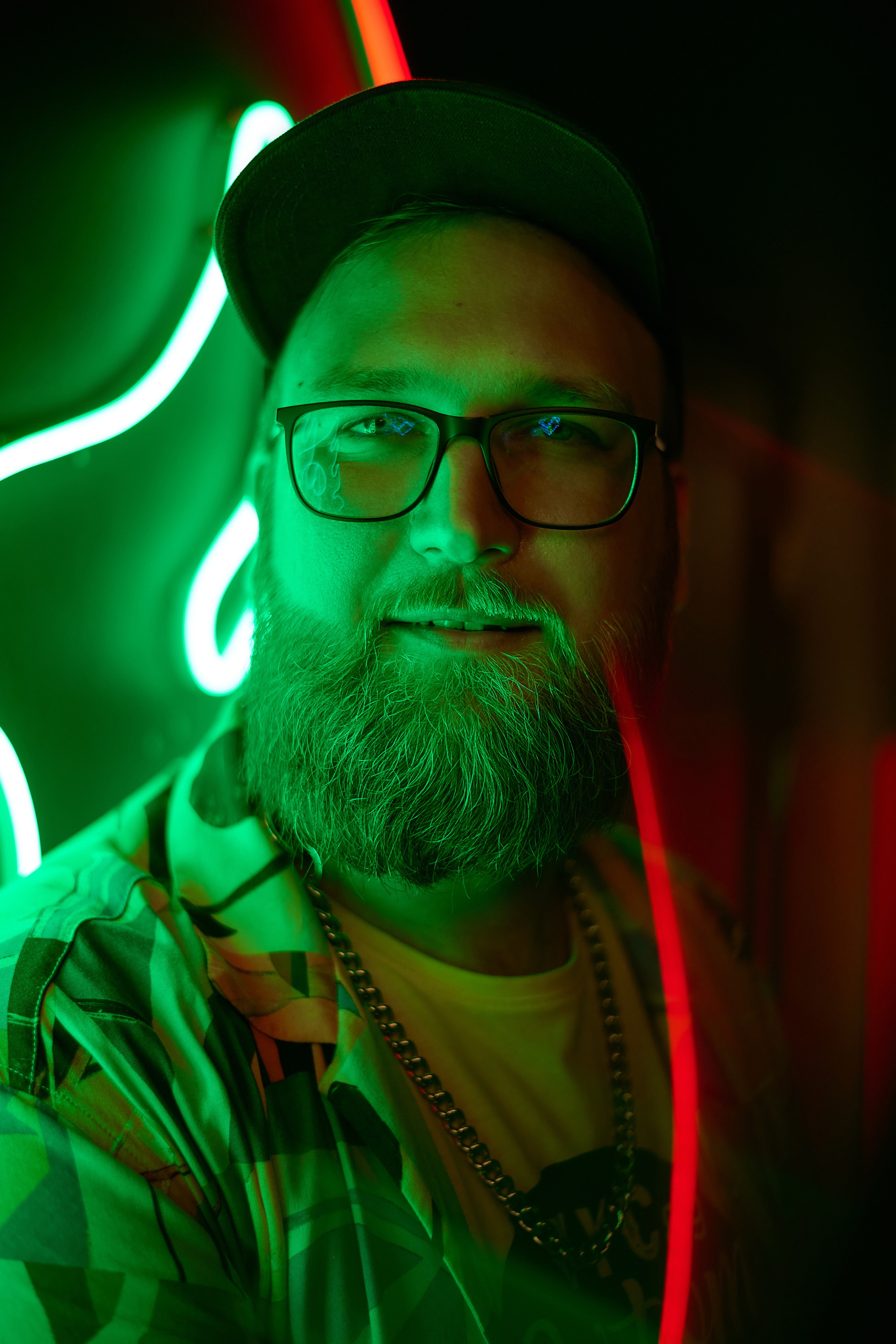 Неоновые портреты. Фотограф Любовь Белявцева