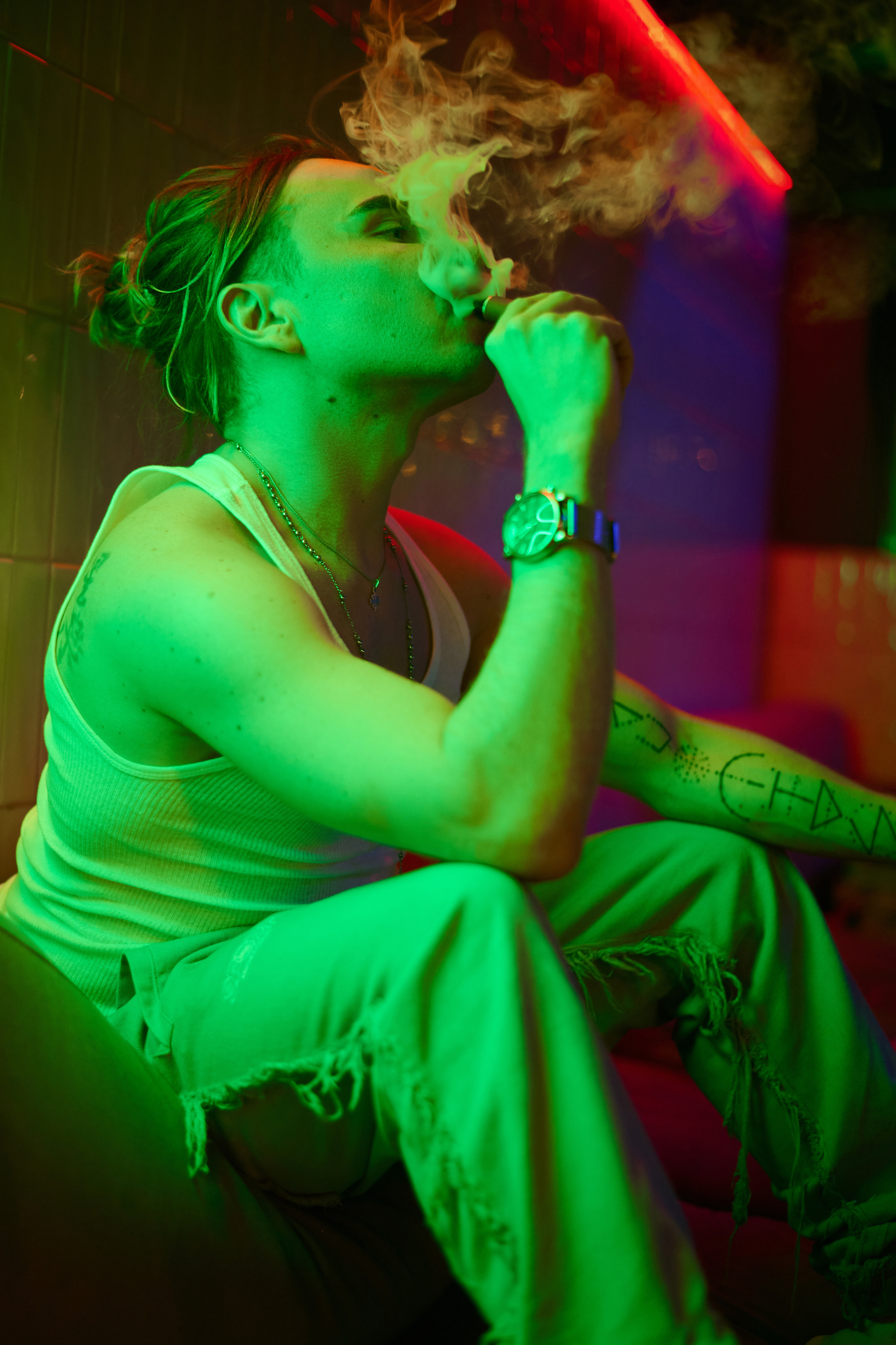 Неоновые портреты. Фотограф Любовь Белявцева