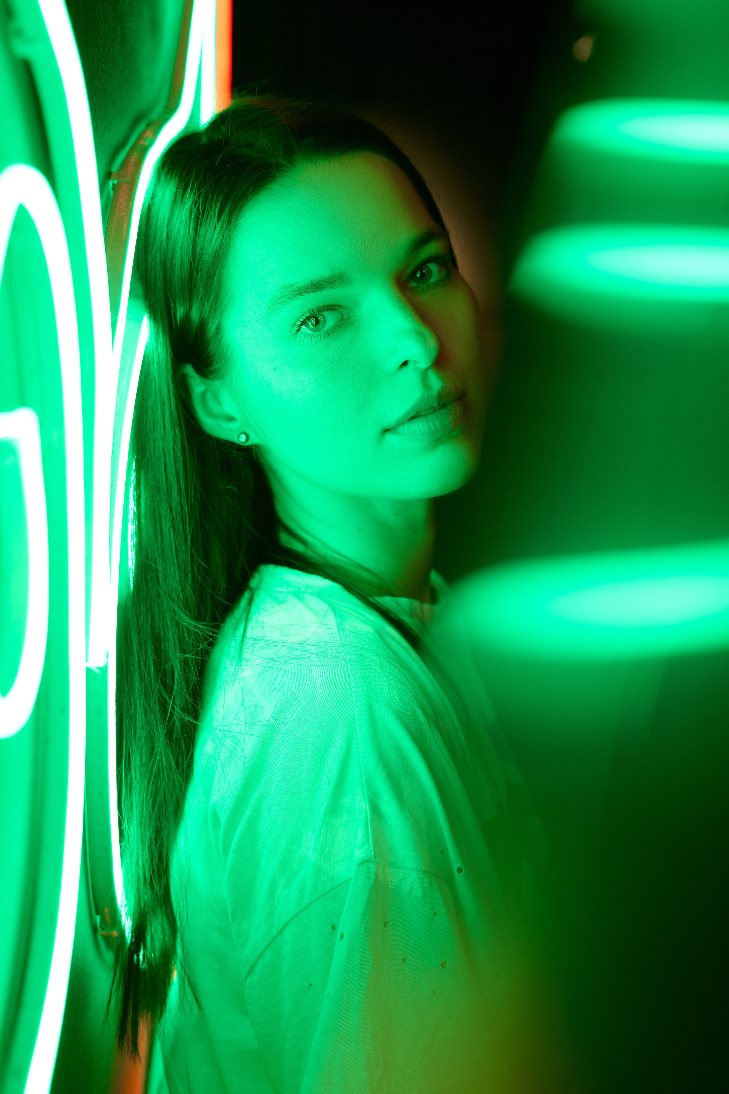 Неоновые портреты. Фотограф Любовь Белявцева