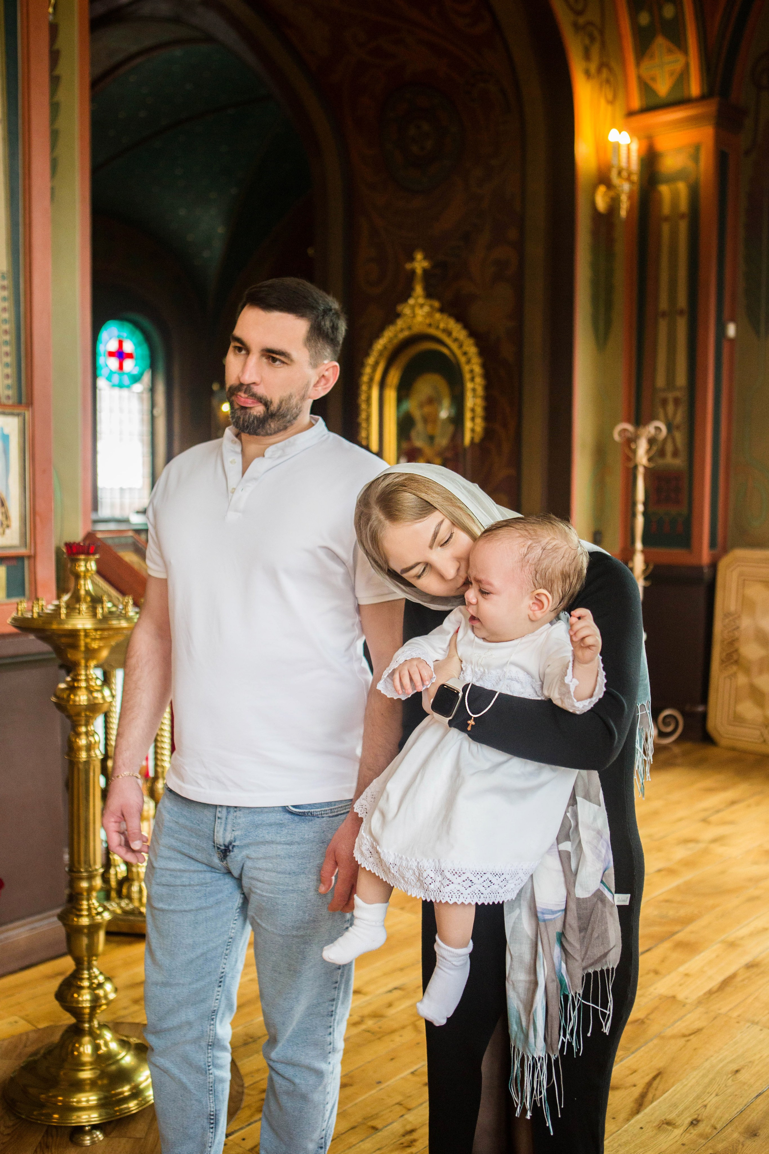 Крещение Елизаветы. Свято-Троицкий Собор. Свадебный семейный и детский фотограф в Краснодаре Карина Федоровская