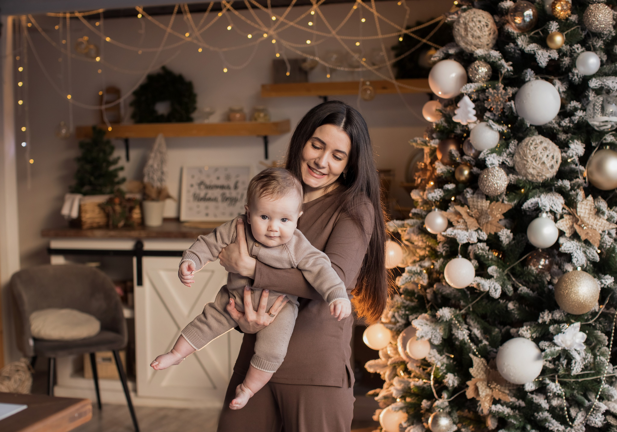 Первый Новый год. Семейный и детский фотограф в Саратове Полина Коткина
