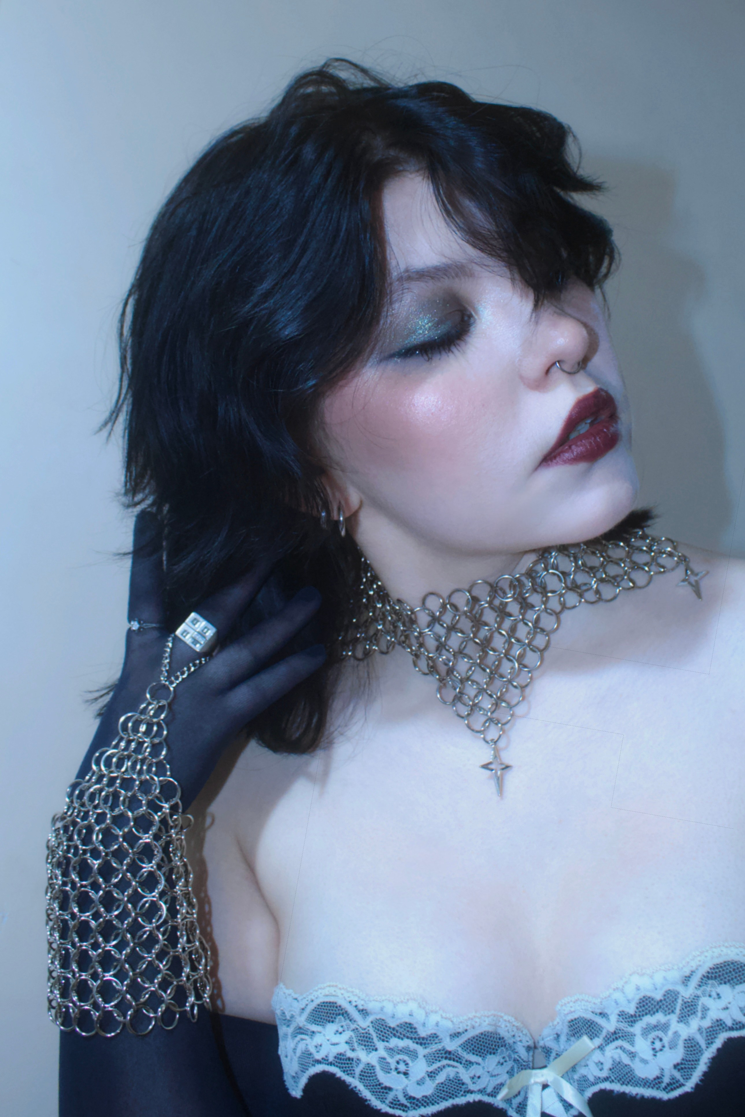 Чокеры из кольчуги. Украшения из кольчуги в Москве Соня Спросонья