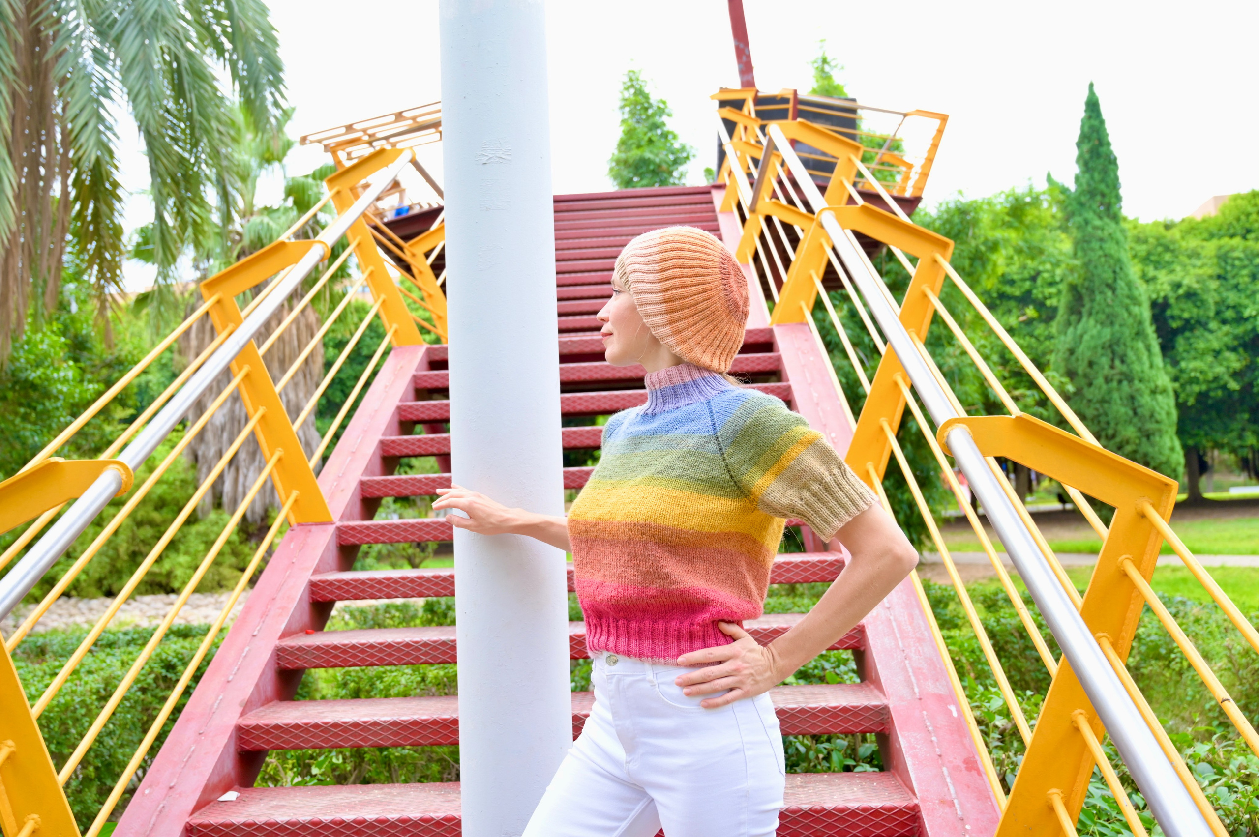 Вяжем шапочку на голову. Уроки по вязанию с Оксаной Бубновой