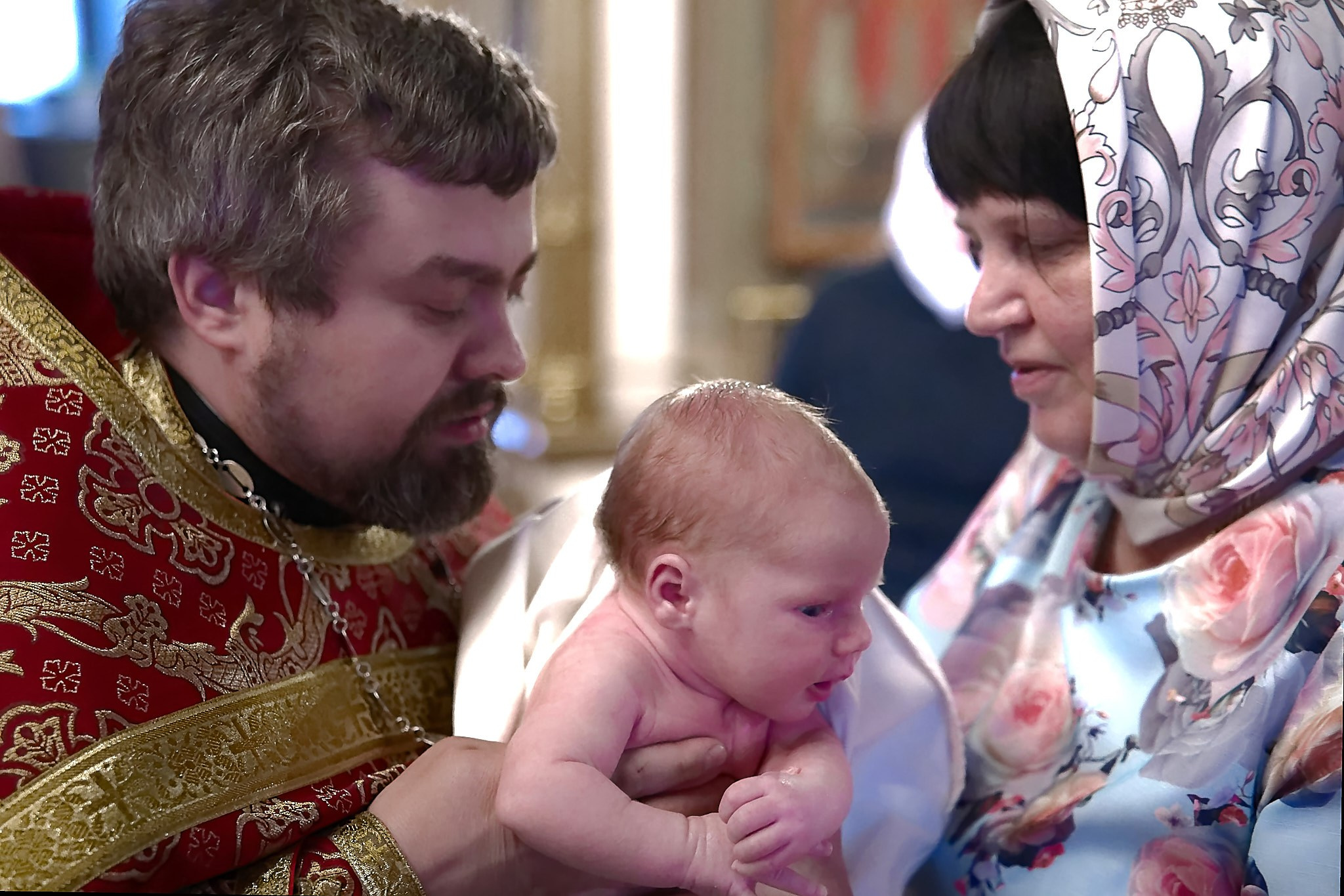 Таинство Крещения на Светлой Седмице. Фотограф в Москве