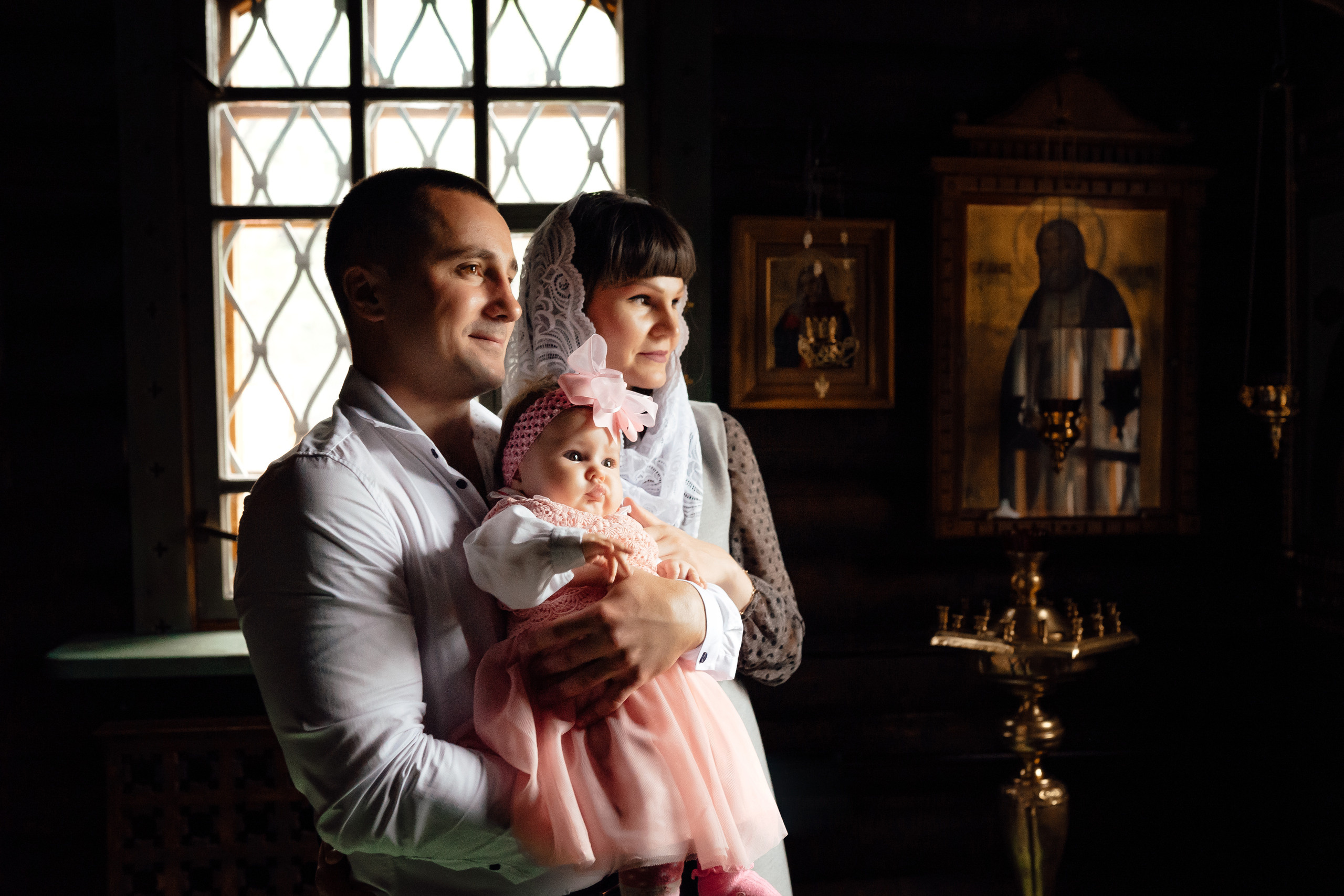 Таинство Крещения Яны. Фотограф новорожденных в Москве Щелково и МО Ангелина Энговатова