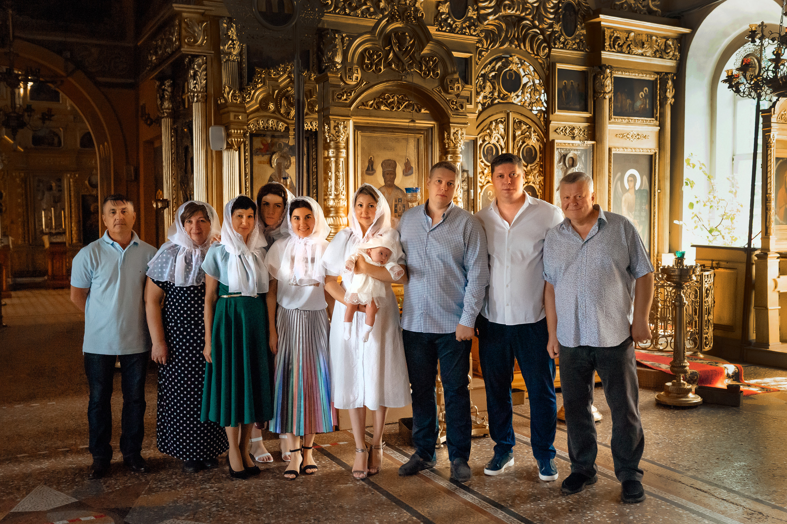 Таинство Крещения Анны. Фотограф новорожденных в Москве Щелково и МО Ангелина Энговатова