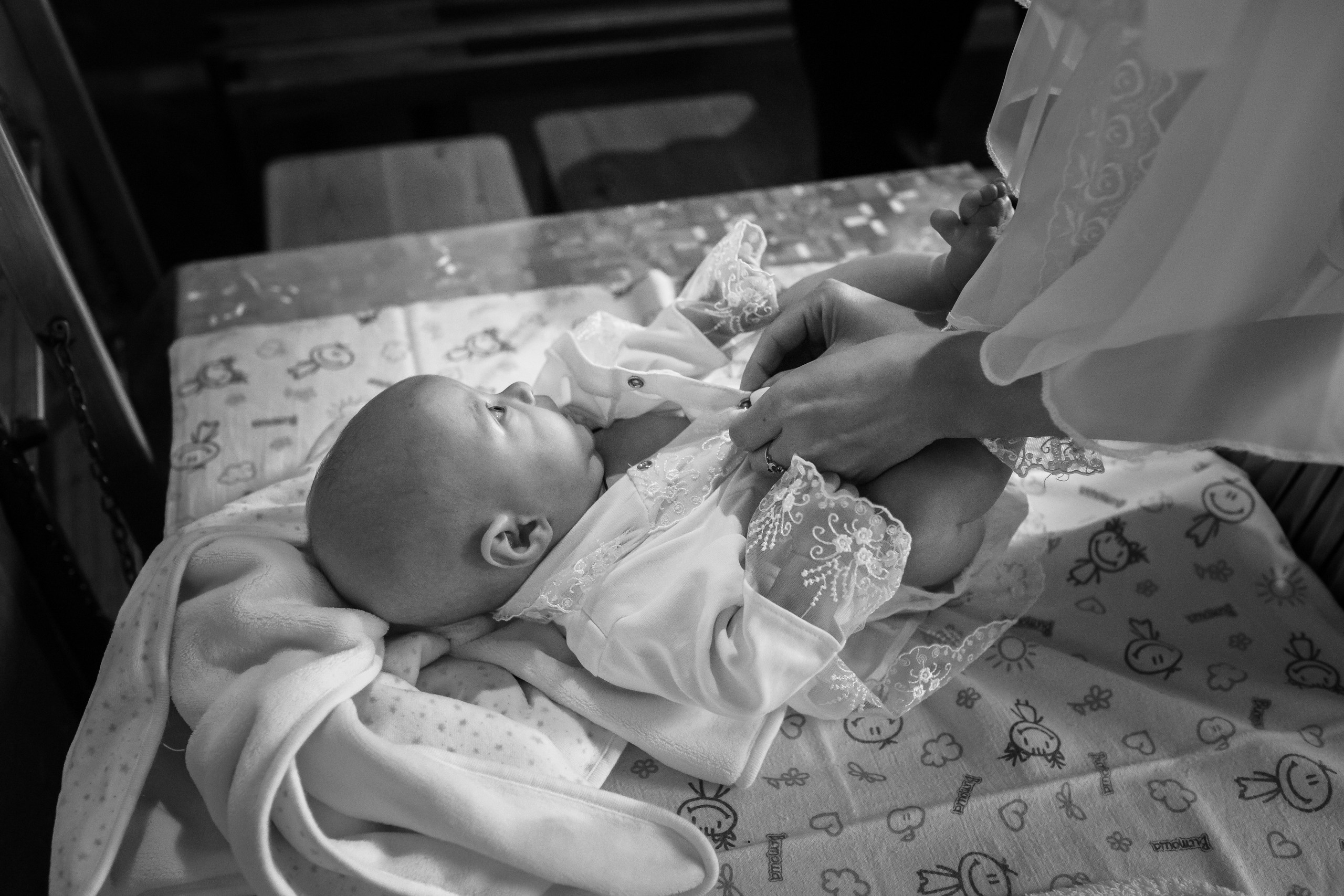 Таинство Крещения Анны. Фотограф новорожденных в Москве Щелково и МО Ангелина Энговатова