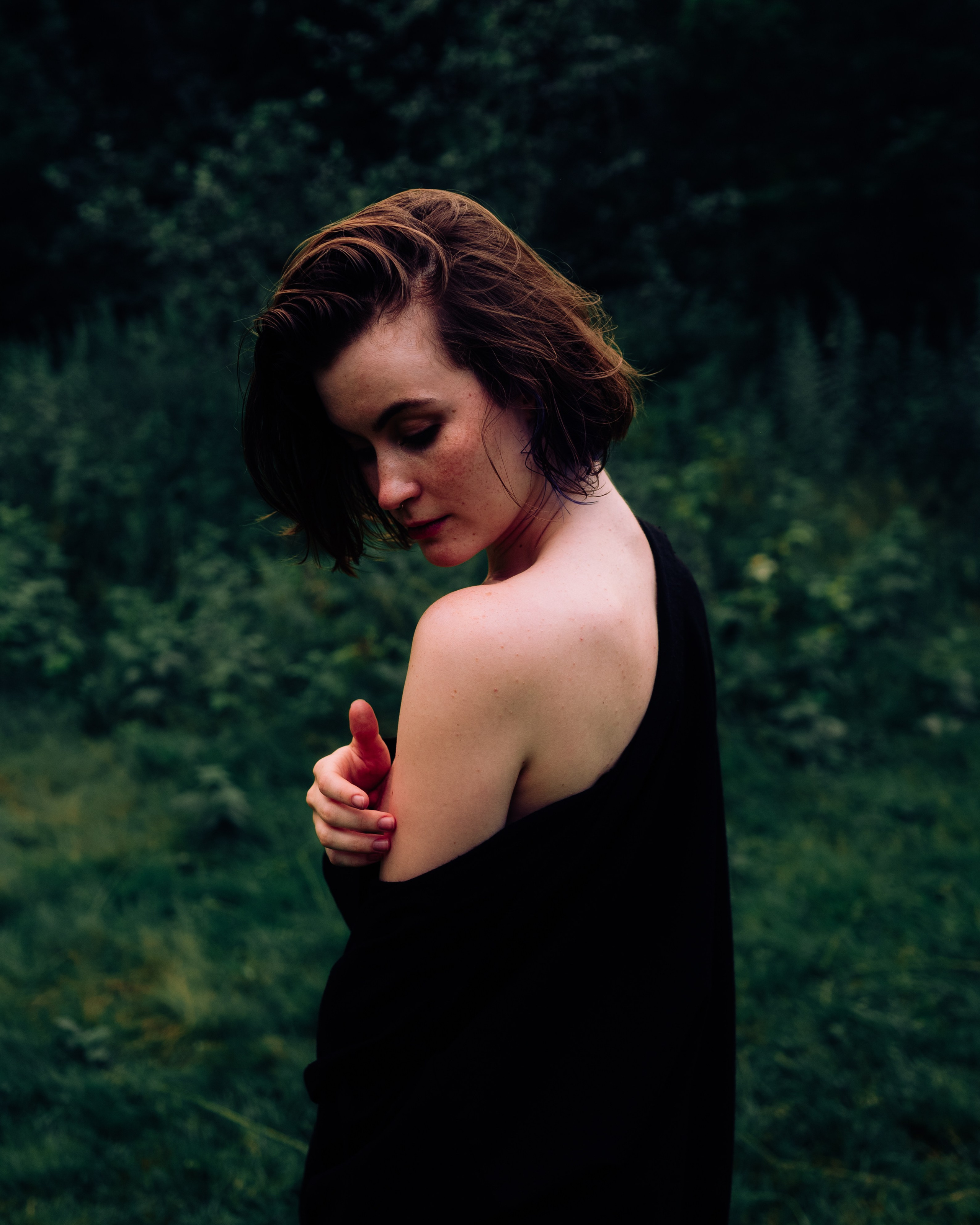 Женская съёмка с костром. Фотоведьма Дарья Нечинская