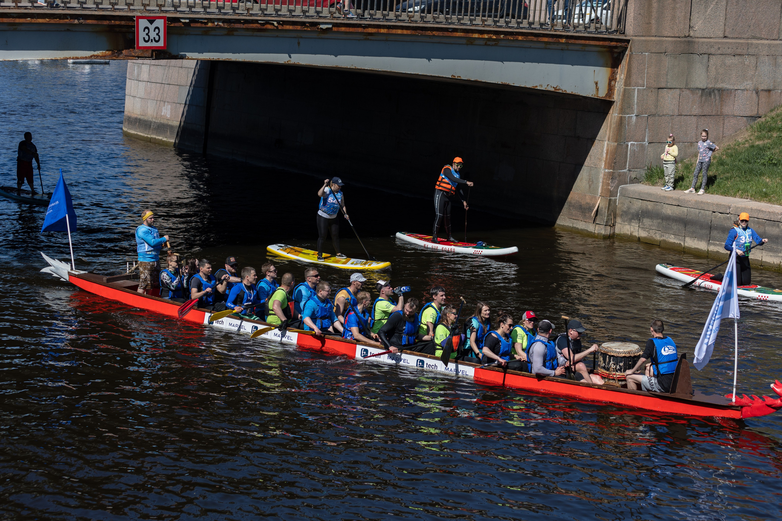 Открытие гребного сезона на р. Карповка. Фотограф в Санкт-Петербурге
