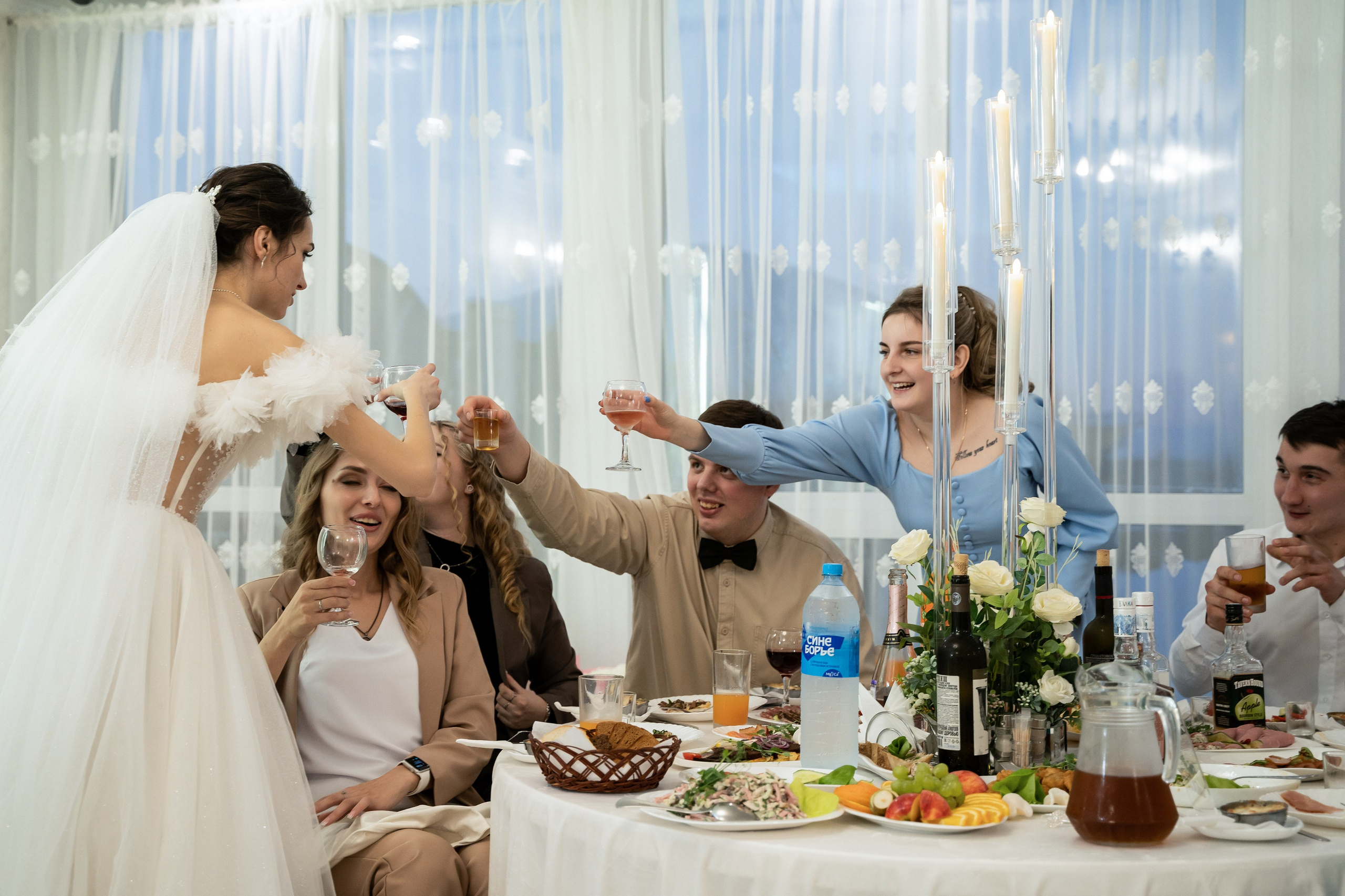 Свадебный банкет. Фотограф Алина Филимонова Тверь
