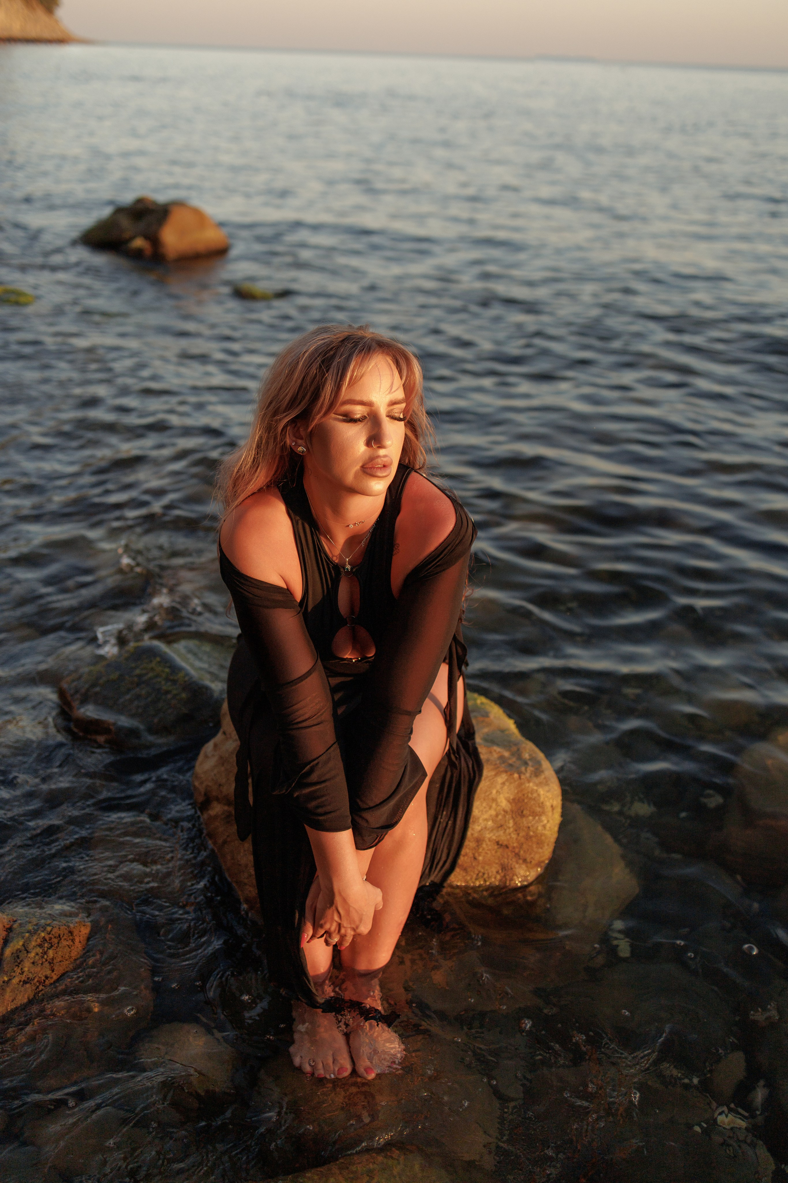 На скалах Прасковеевки. Семейный и портретный фотограф в Геленджике Любовь Бодрова