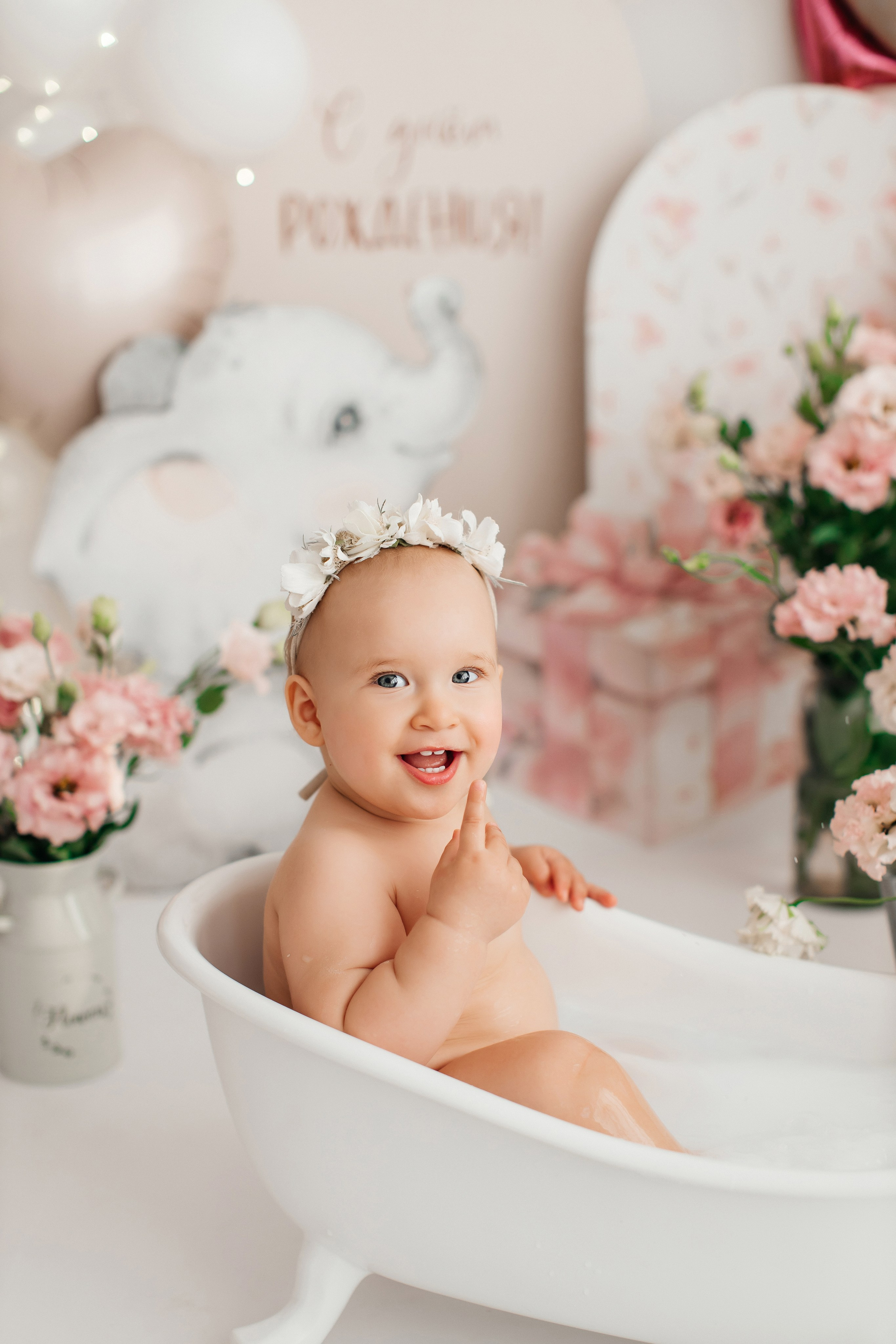 Ванночки годик. Профессиональная детская и семейная фотостудия в Краснодаре