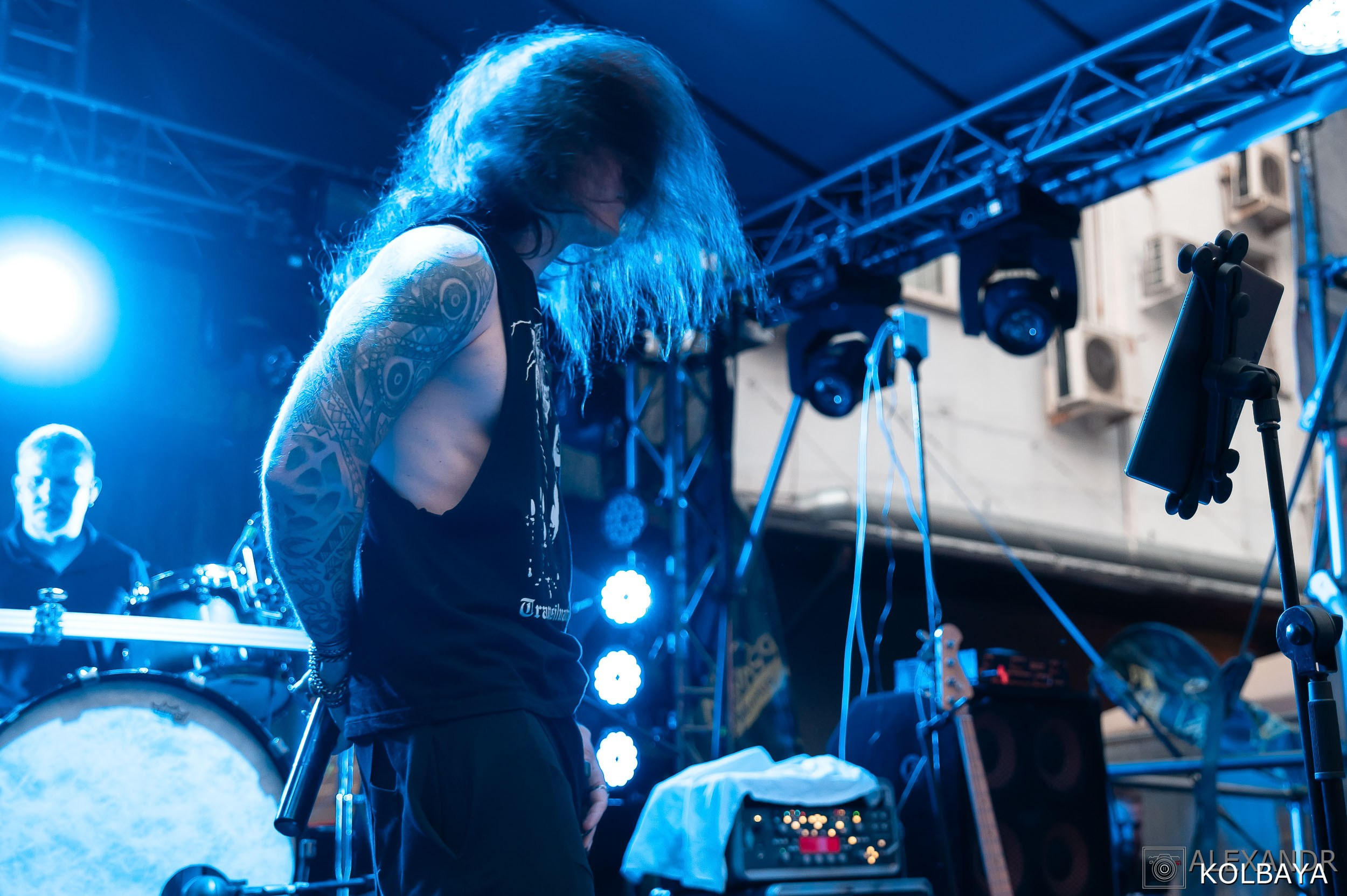 Фоторепортаж с мэшап концерта группы Черный Обелиск 4 июля 2024 года. Концертный и театральный репортажный фотограф в Москве Александр Колбая