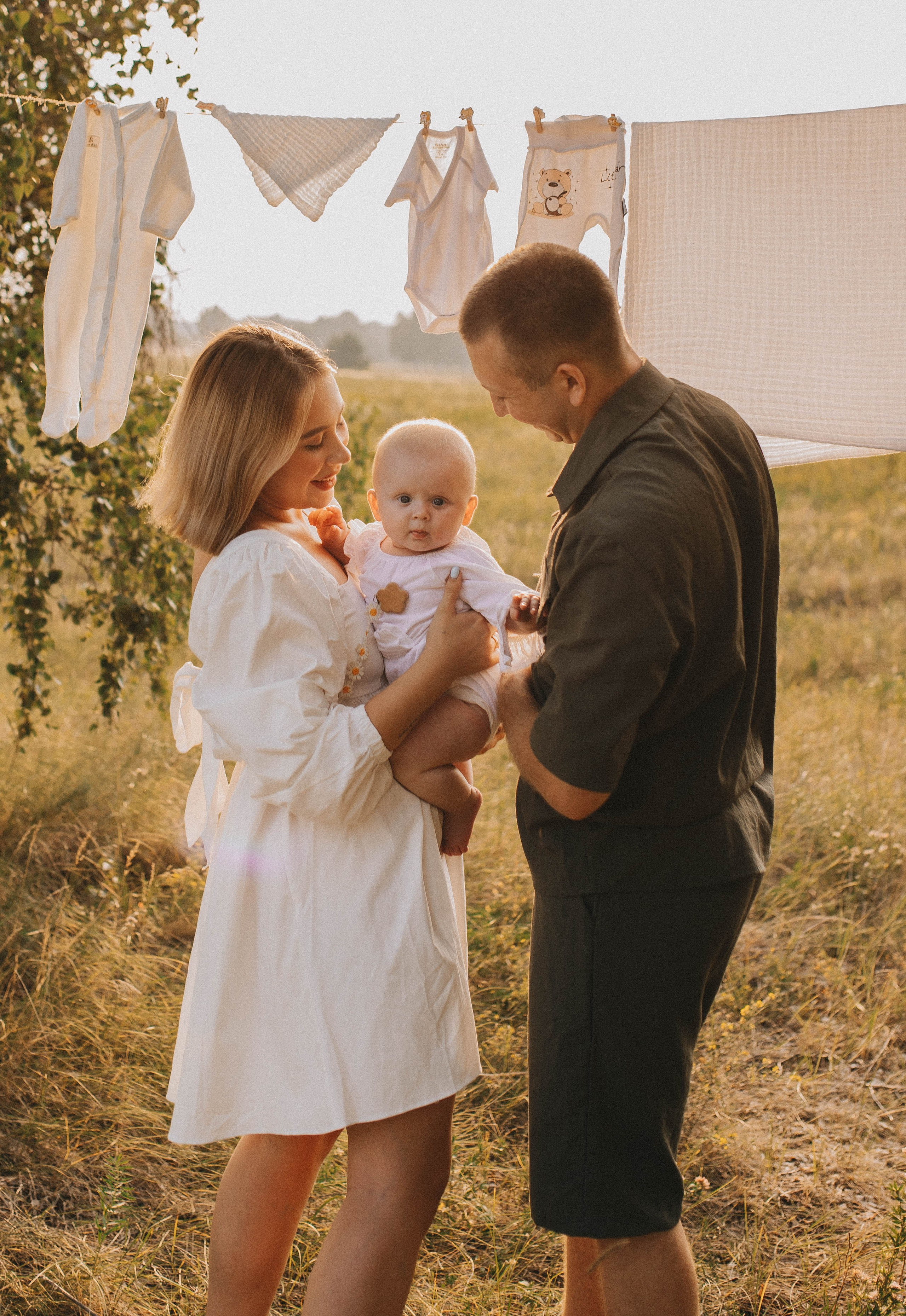 Семейный вечер в деревне. Свадебный фотограф Новосибирск