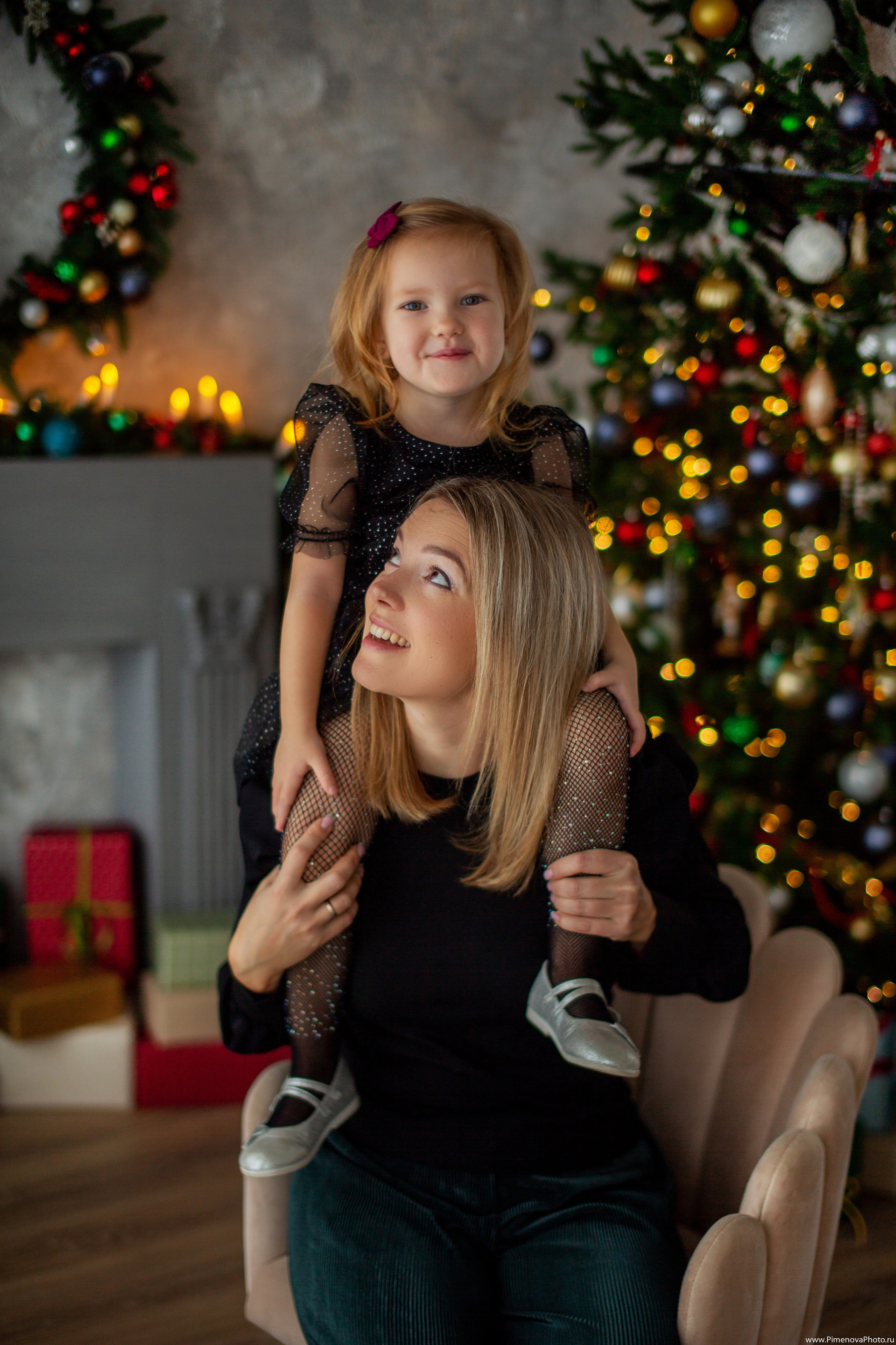 Новогодняя сказка Вари и Маруси, 2024. Семейный и детский фотограф в Петрозаводске