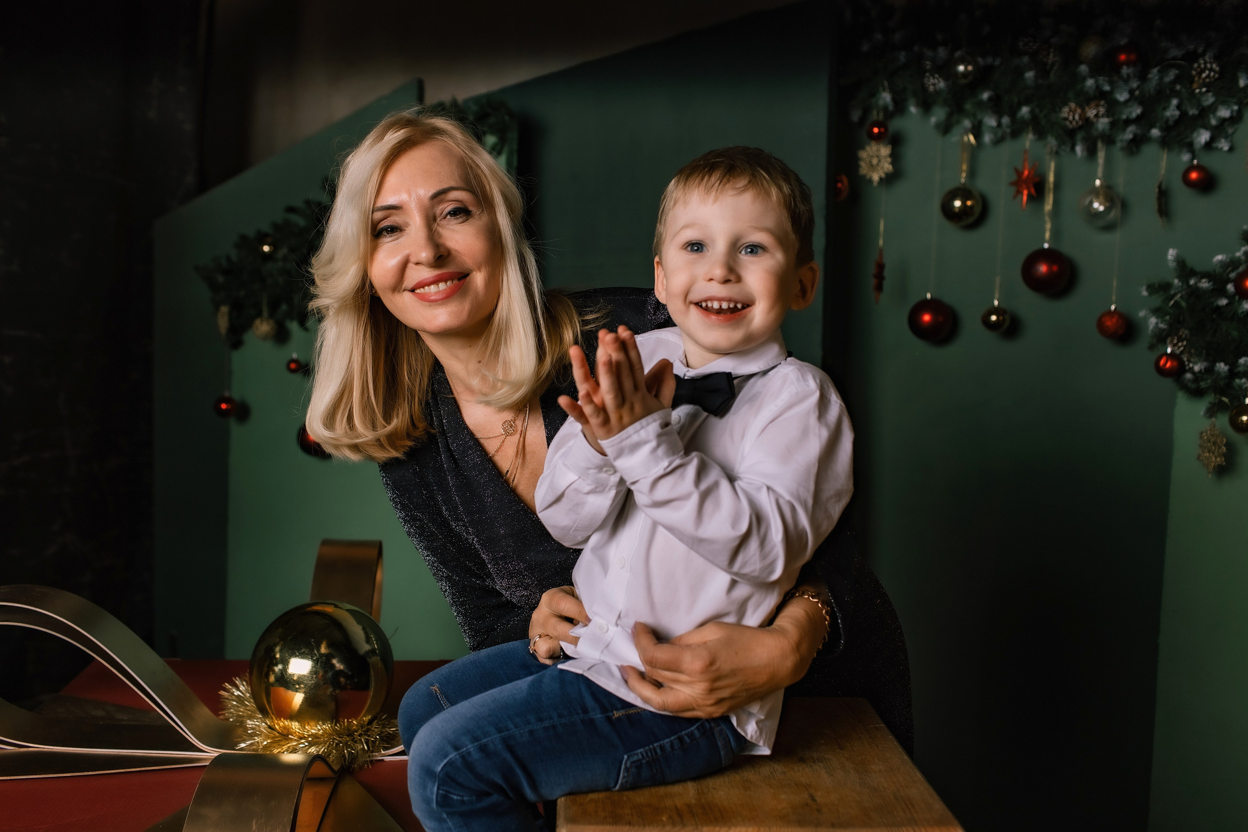 Студия Культура. Семейная новогодняя съемка. Фотограф Софья Васильковская