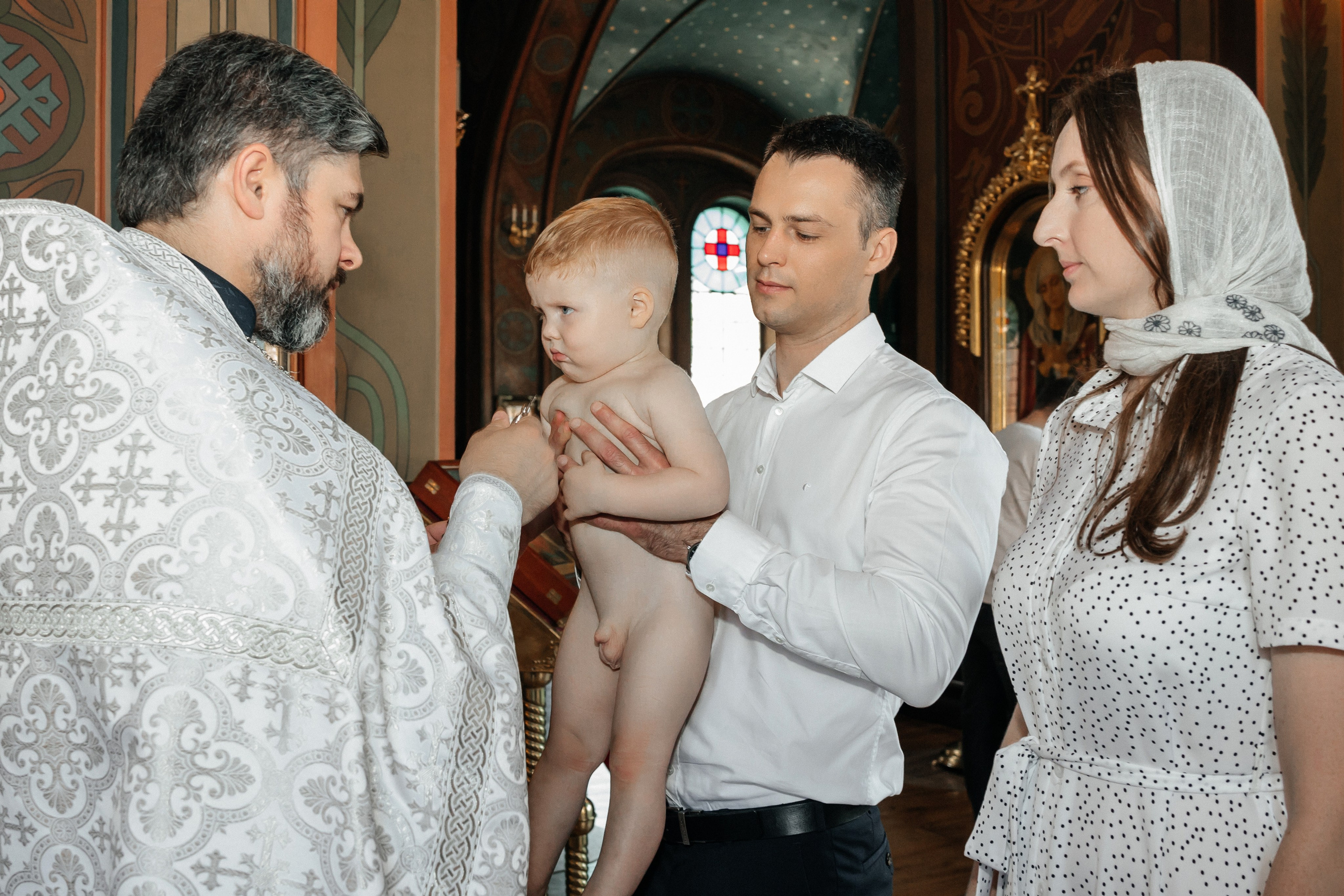 Крещение София и Сережа. Фотограф Краснодар