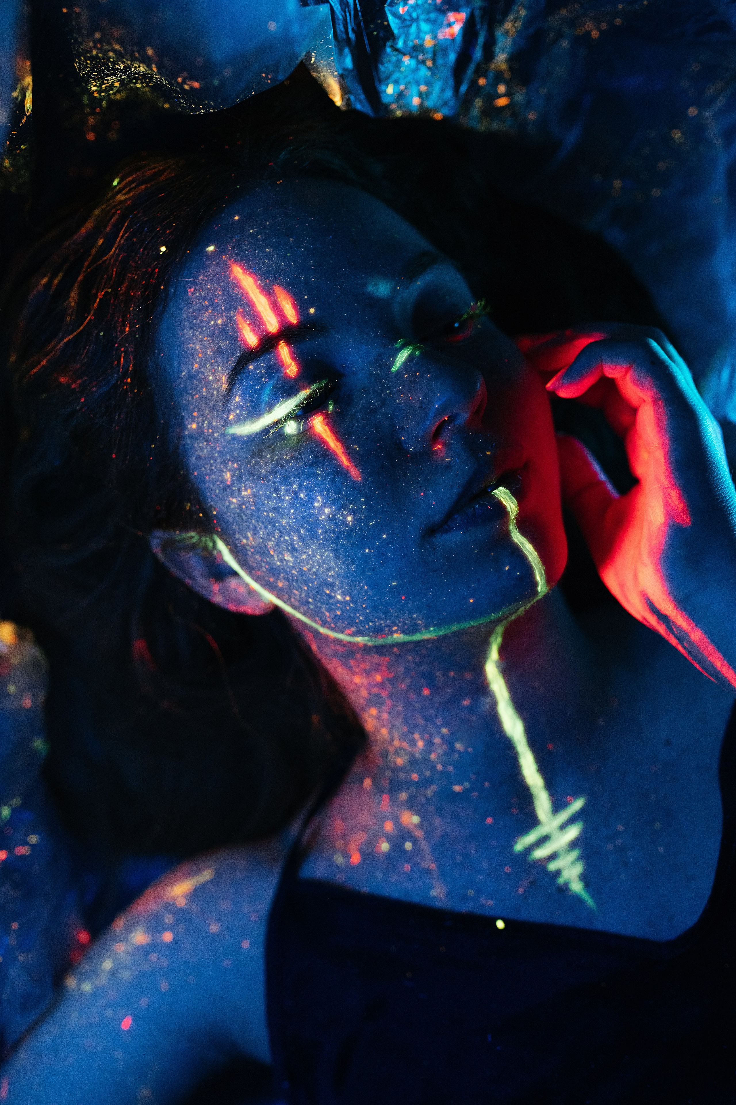 Съемки со светящимися красками. Свадебный, семейный фотограф в Рязани Лена Брант