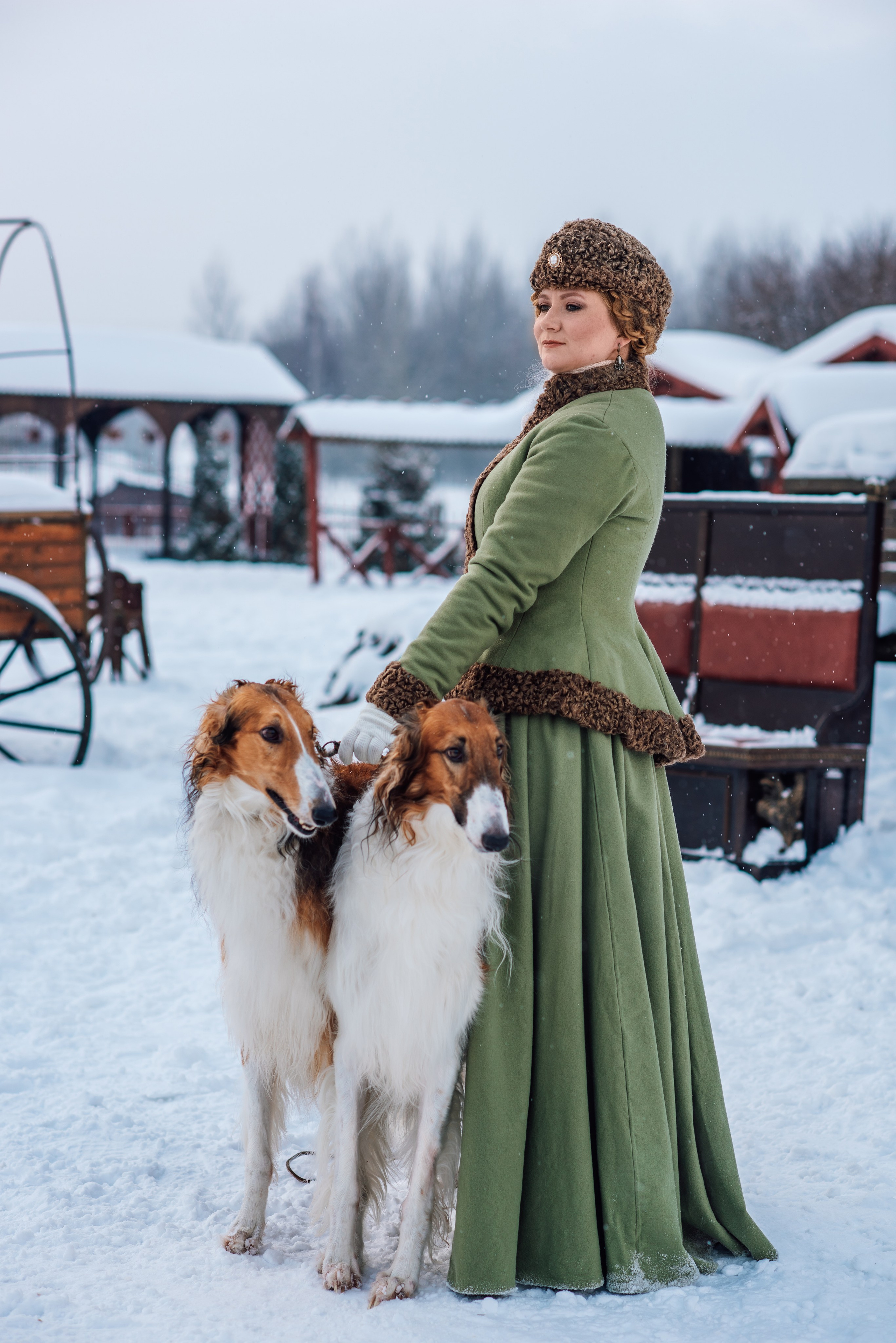 Зимняя парфорсная охота. Фотограф Диана Вальтер