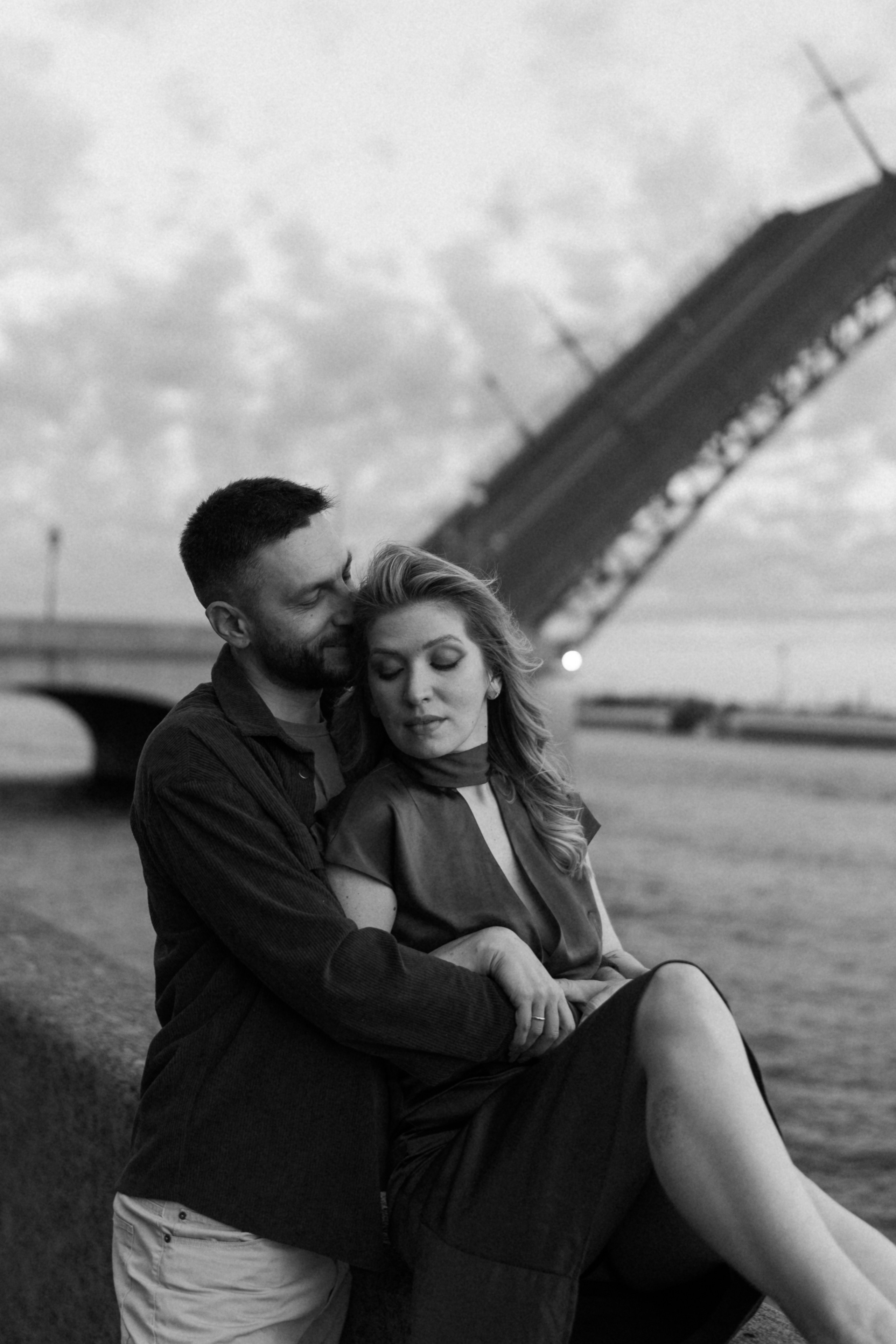 Максим и Настя / Разводные мосты. Фотограф в Санкт-Петербурге — Лучина Екатерина