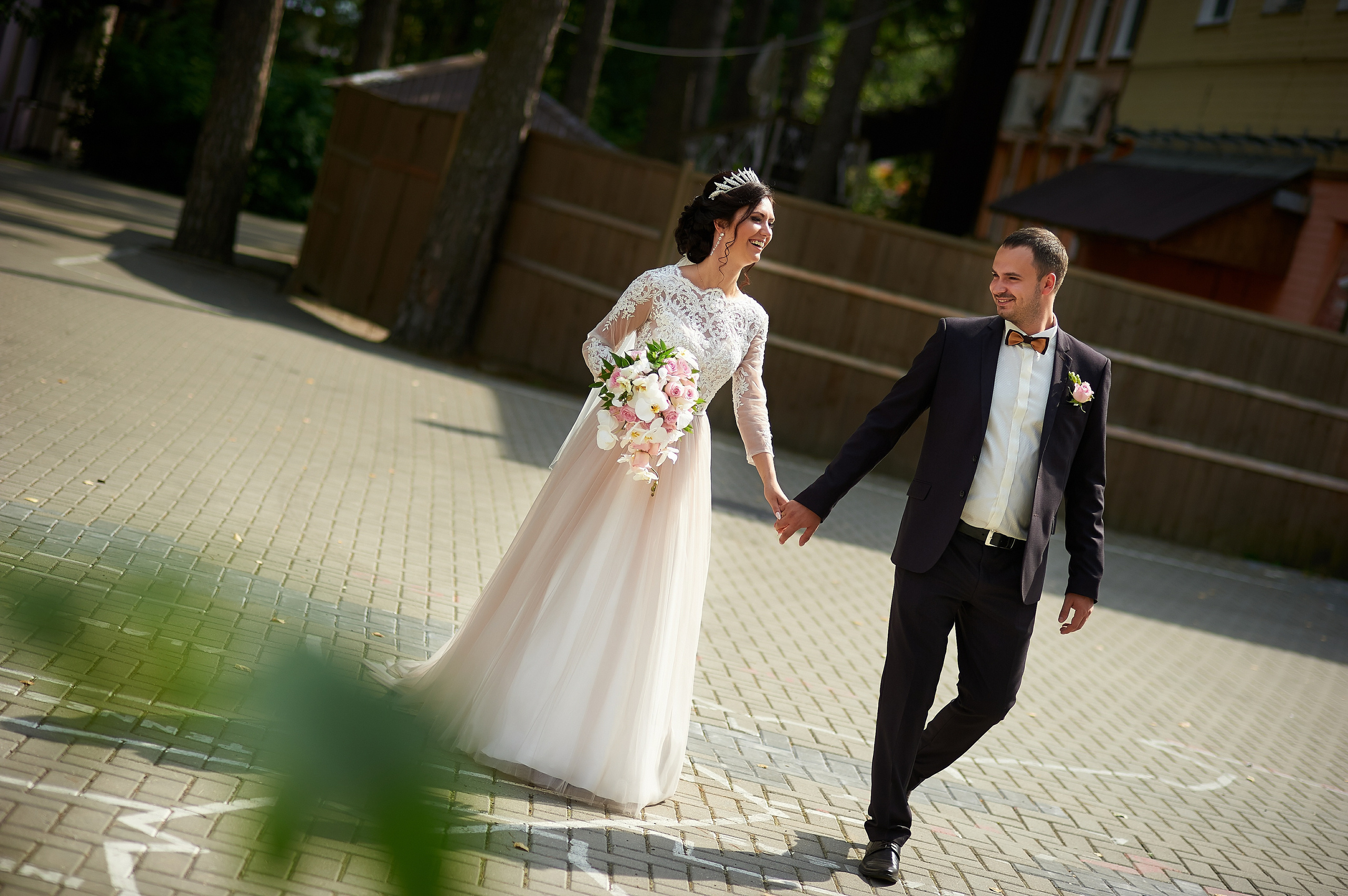 Свадебная фотосессия в дендрарии города Дзержинск