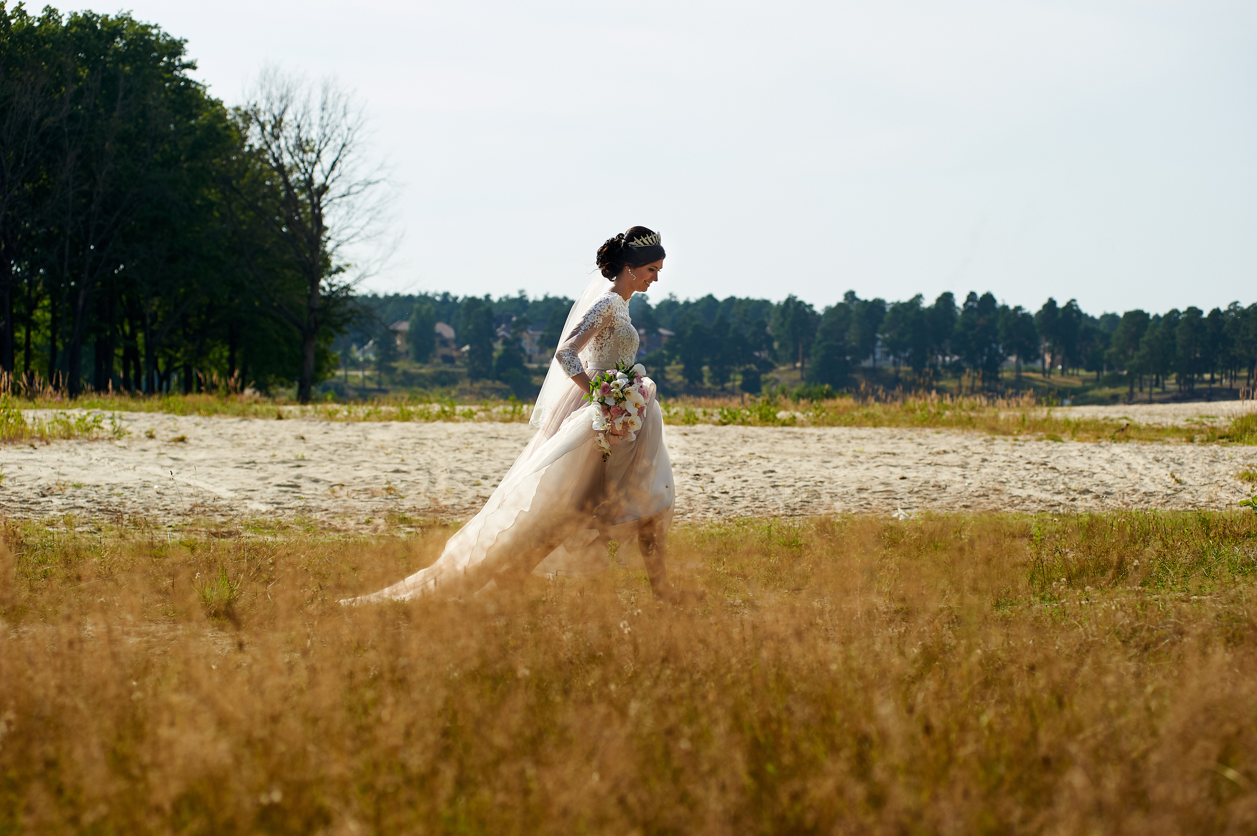 Свадебная фотосессия в дендрарии города Дзержинск