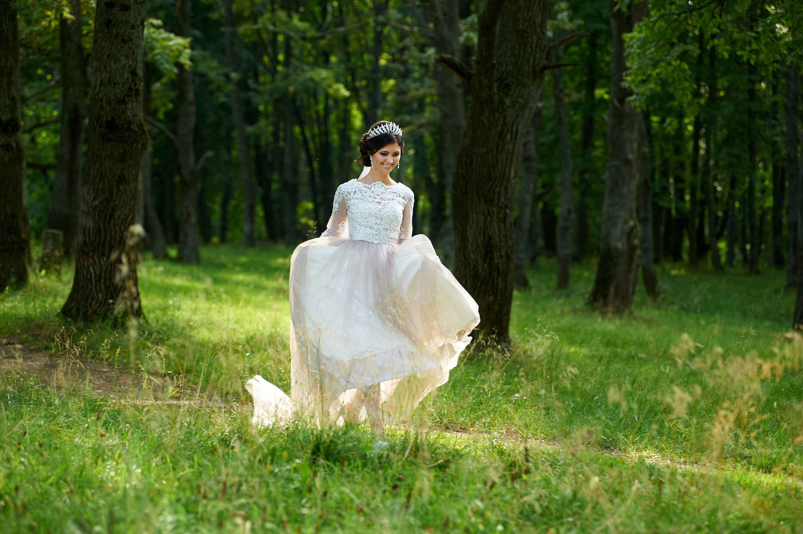 Свадебная фотосессия в дендрарии города Дзержинск