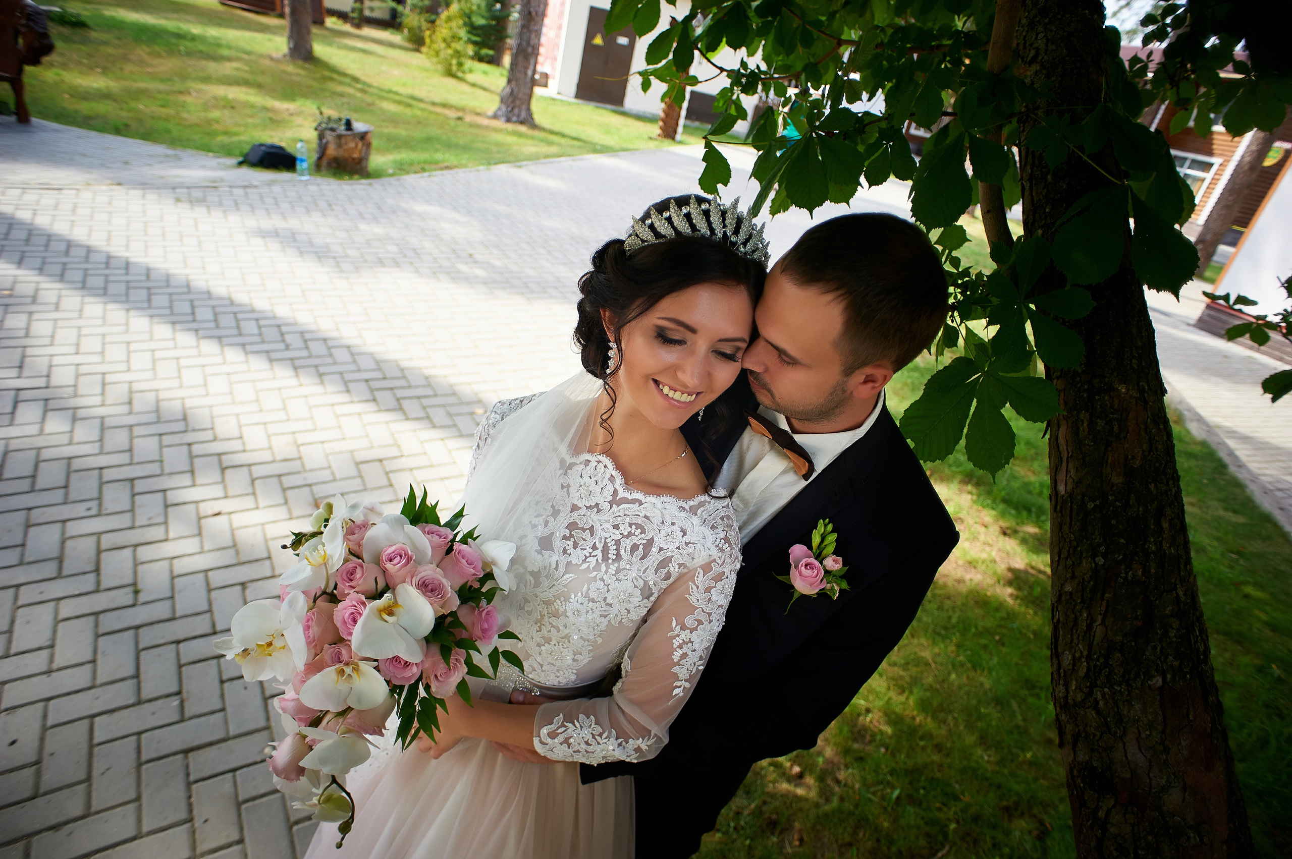 Свадебная фотосессия в дендрарии города Дзержинск