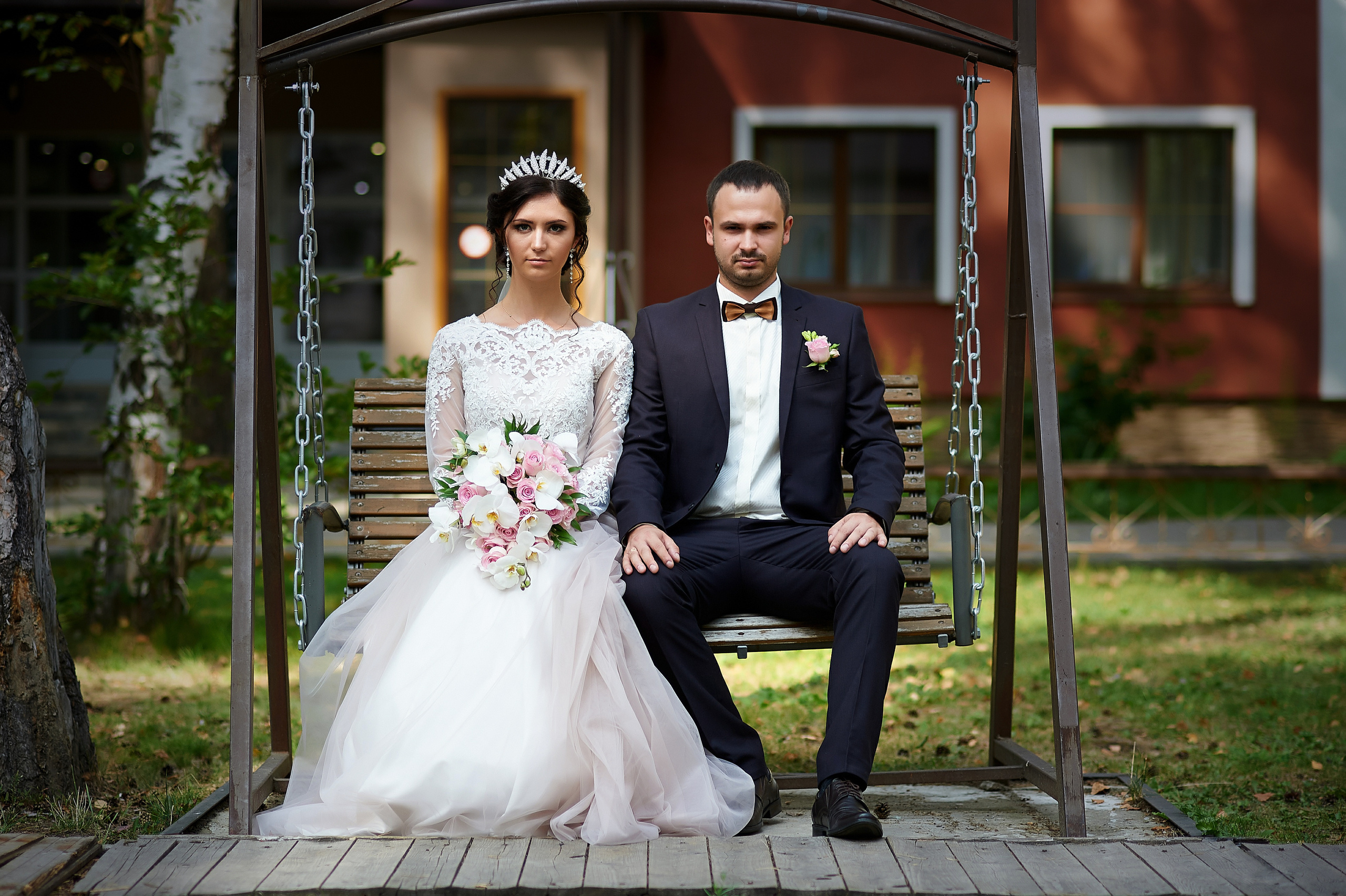 Свадебная фотосессия в дендрарии города Дзержинск