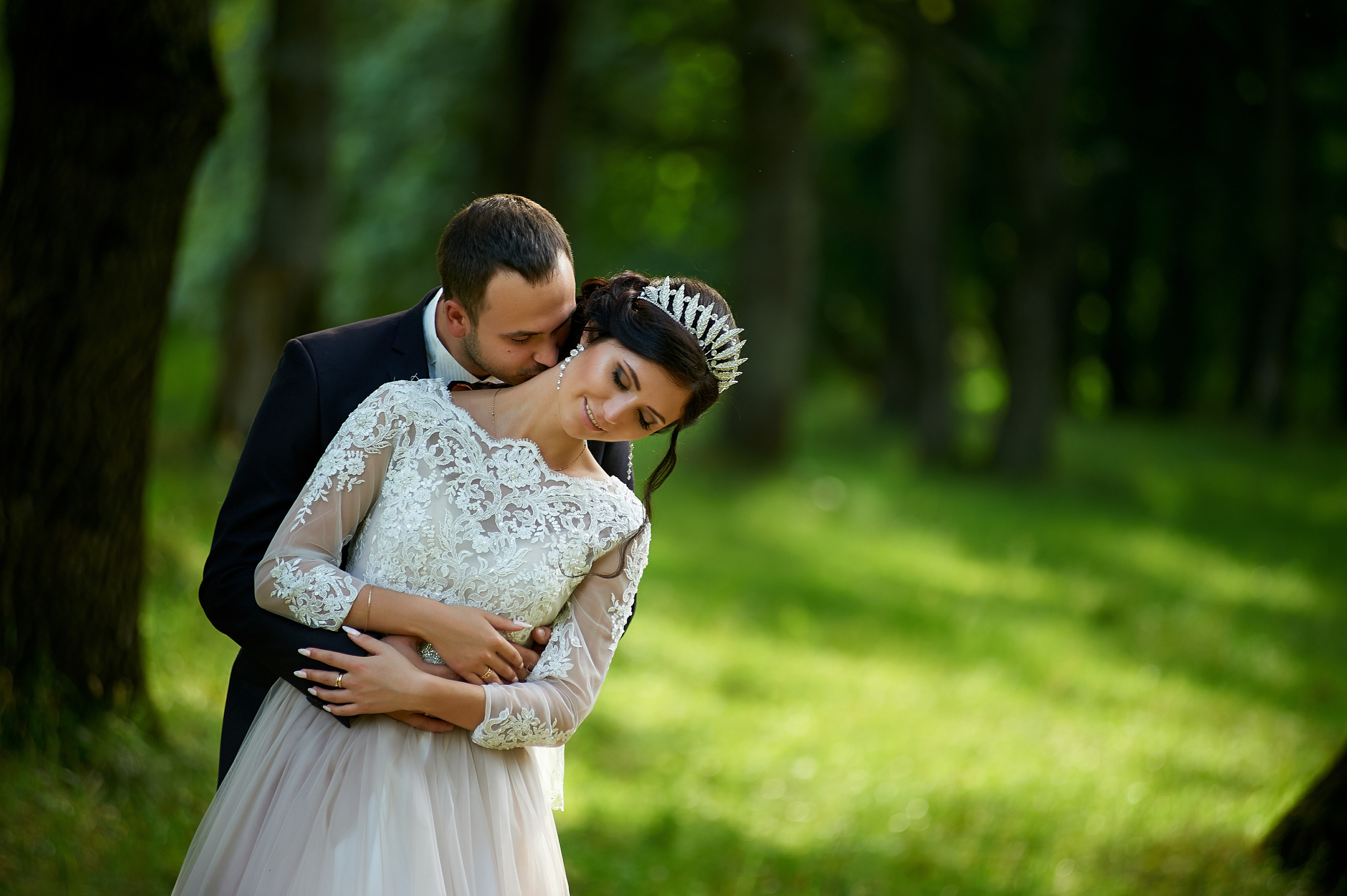 Свадебная фотосессия в дендрарии города Дзержинск