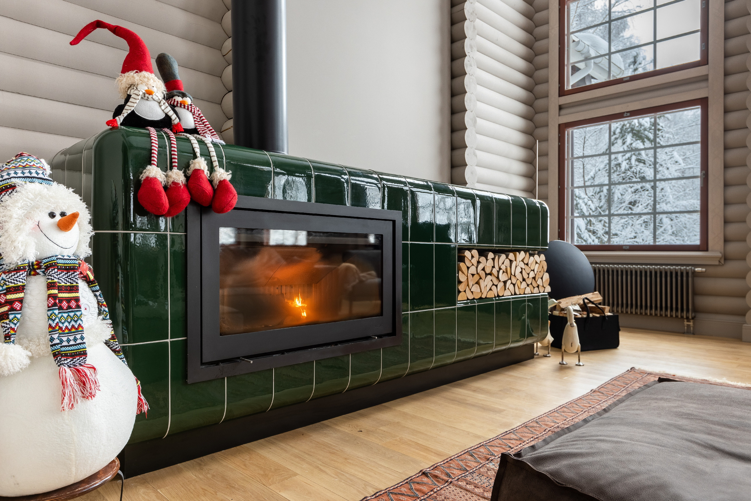 Камин от компании кимрпечь. Интерьерный фотограф в Москве Роман Потапов