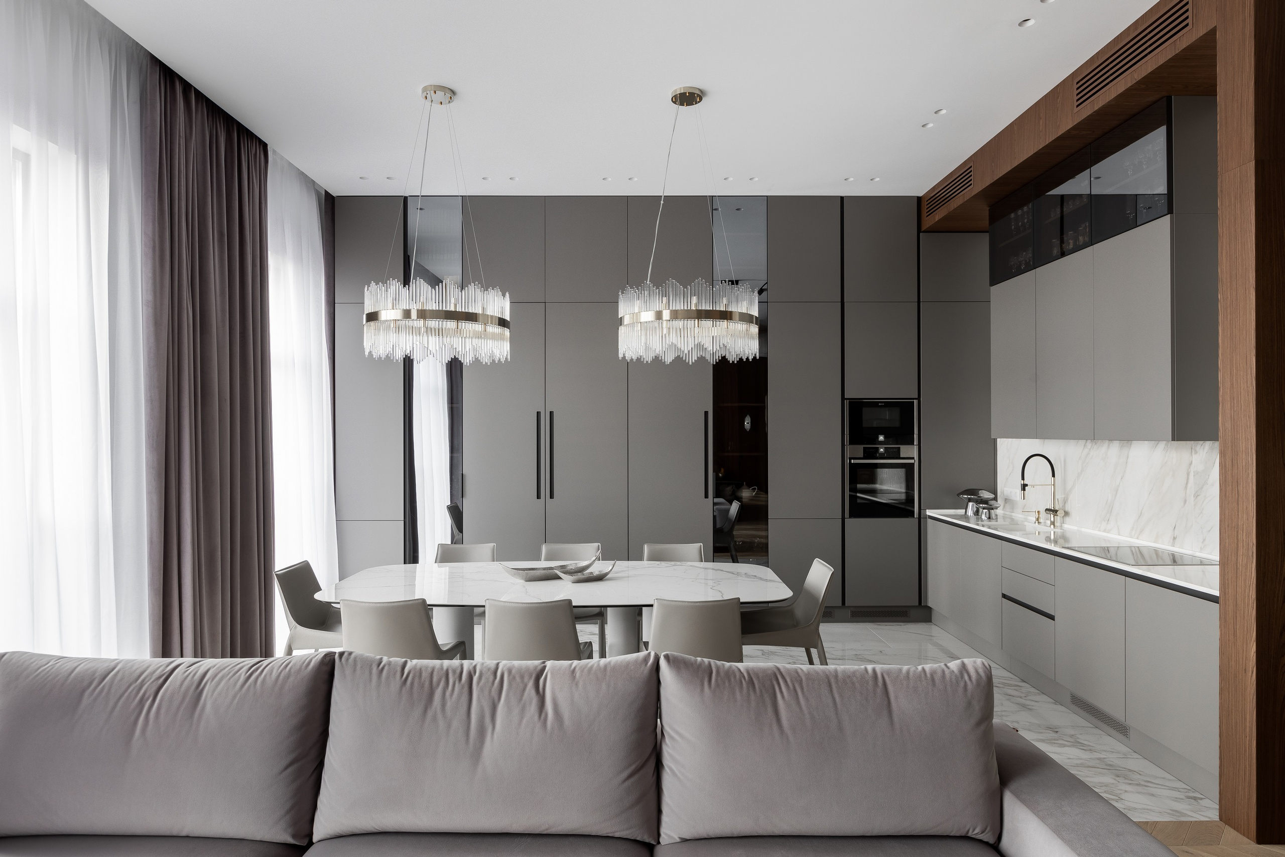 Фотосъемка законченного проекта для дизайн бюро. Интерьерный фотограф в Москве Роман Потапов