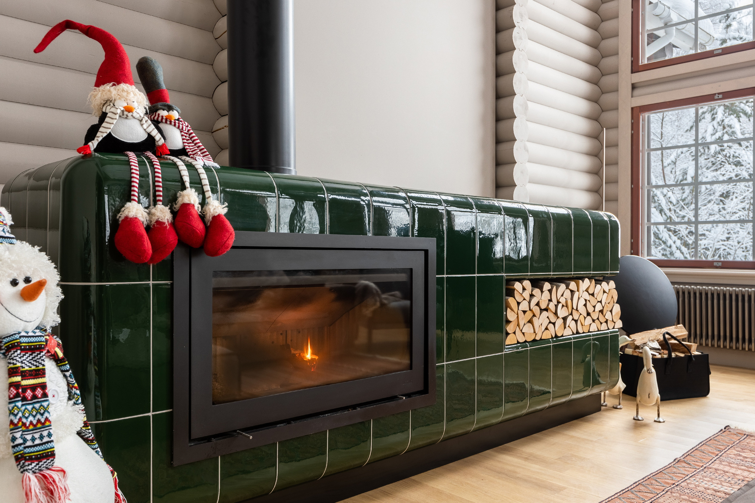 Камин от компании кимрпечь. Интерьерный фотограф в Москве Роман Потапов