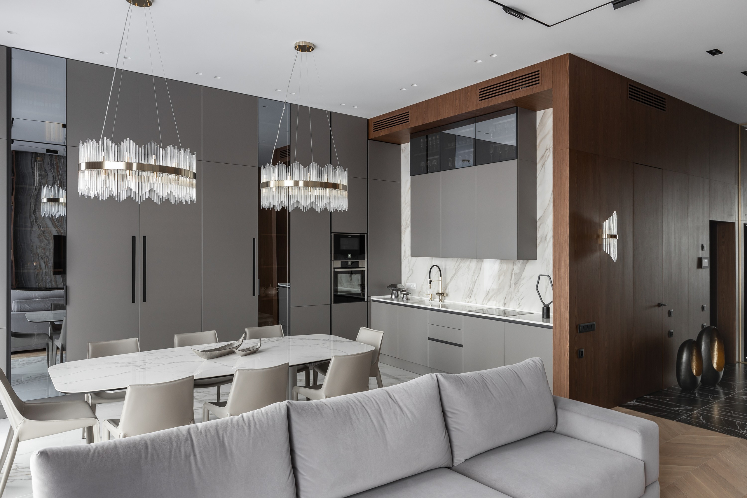 Фотосъемка законченного проекта для дизайн бюро. Интерьерный фотограф в Москве Роман Потапов