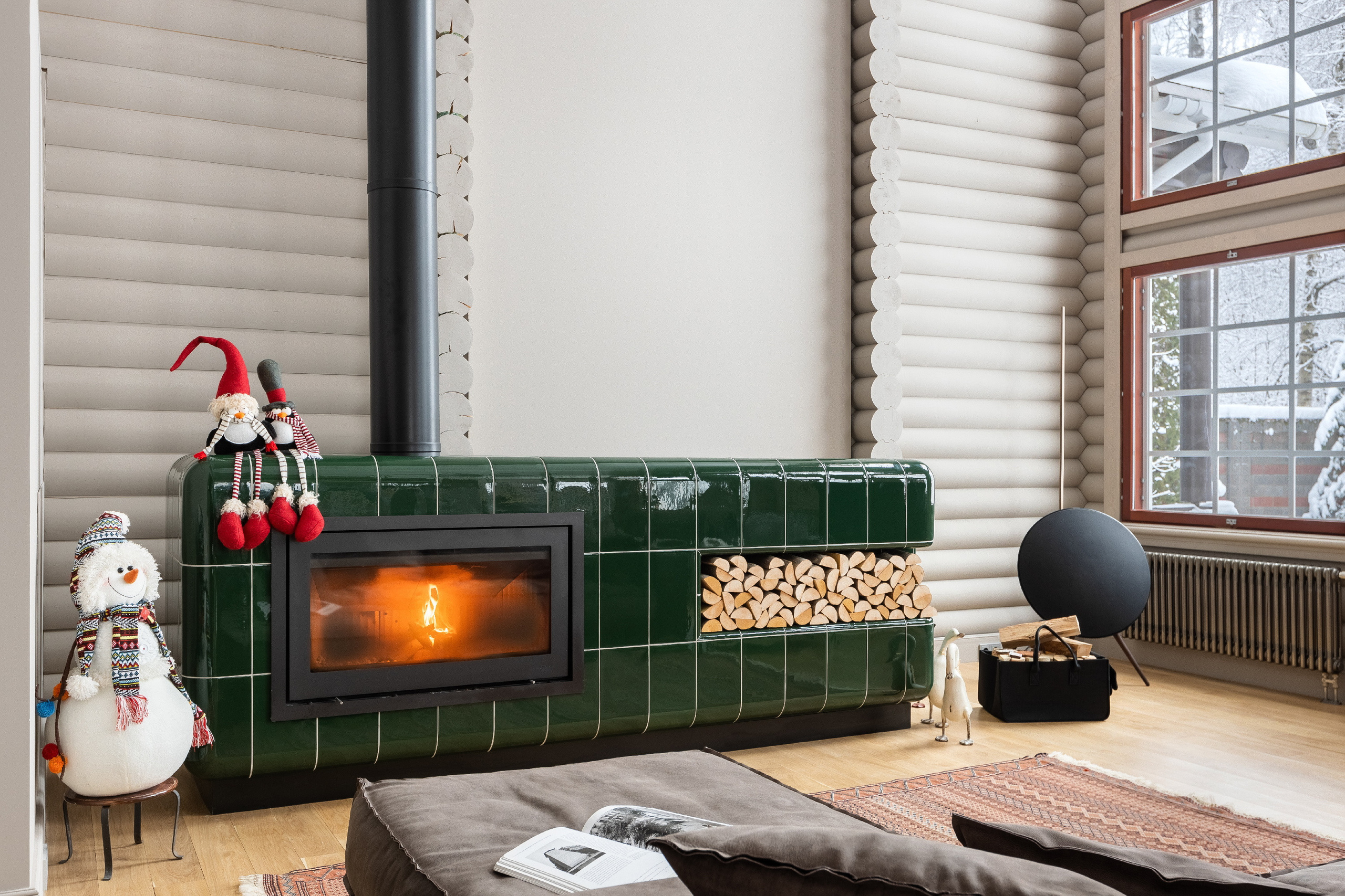 Камин от компании кимрпечь. Интерьерный фотограф в Москве Роман Потапов