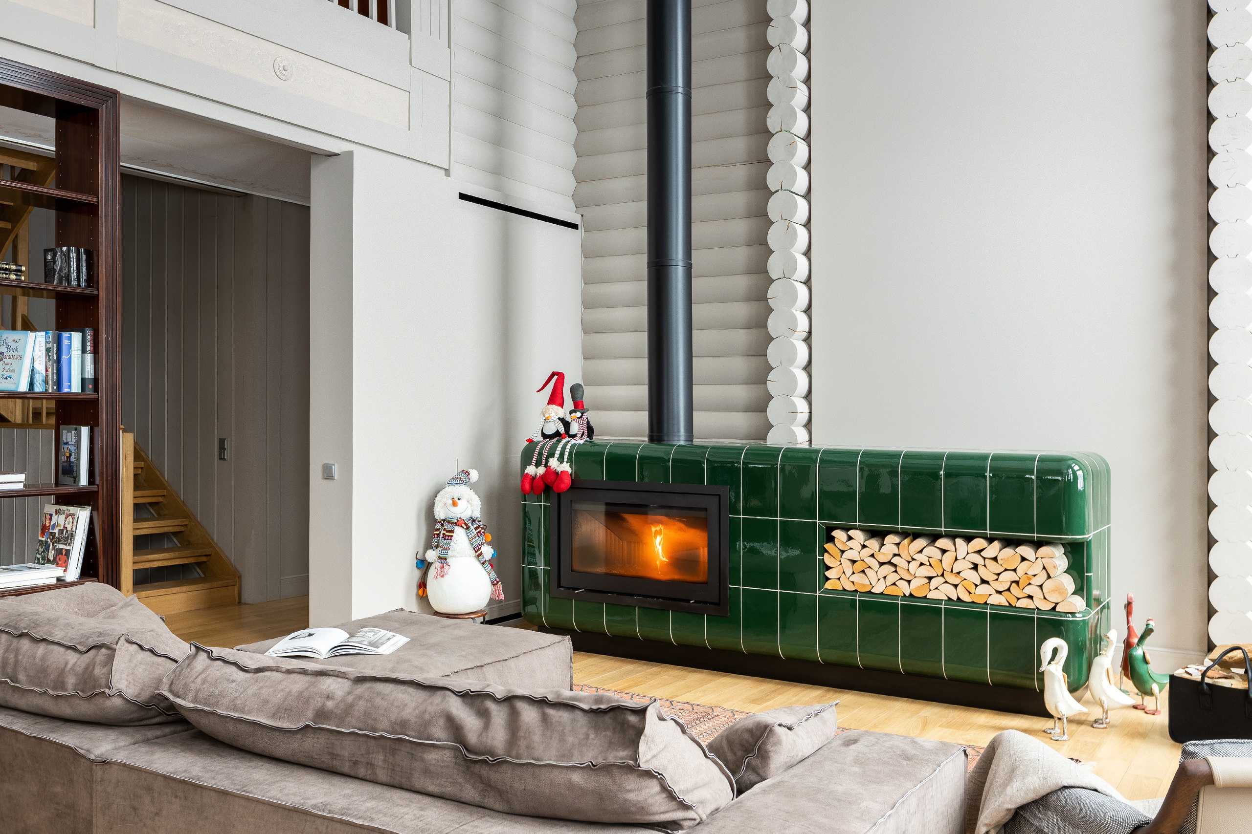 Камин от компании кимрпечь. Интерьерный фотограф в Москве Роман Потапов