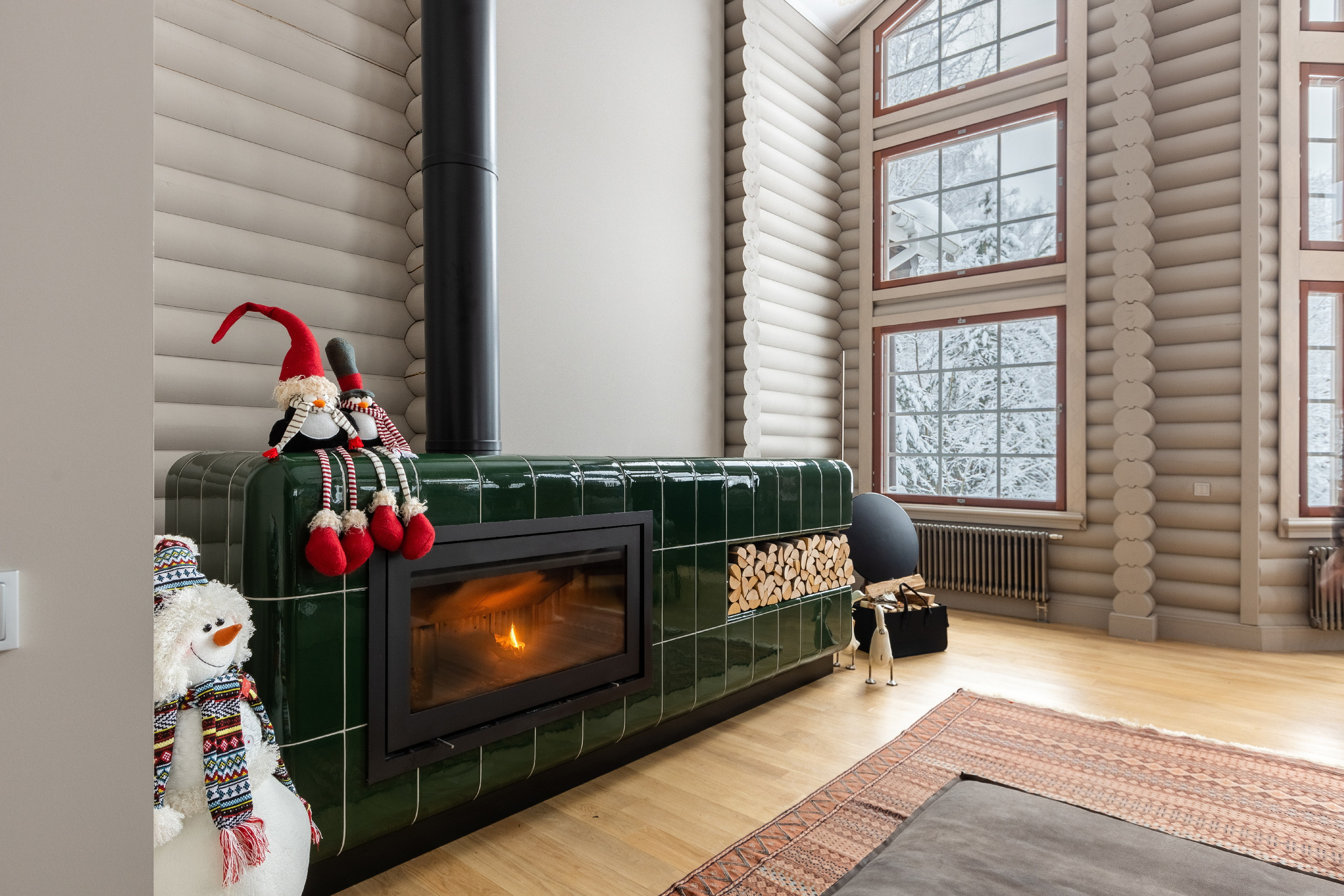 Камин от компании кимрпечь. Интерьерный фотограф в Москве Роман Потапов