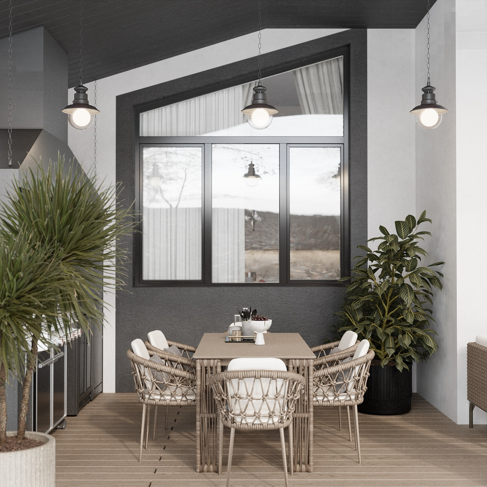 Жилой дом 203 м² в ЖК Европейский-2. БК студия дизайна интерьера