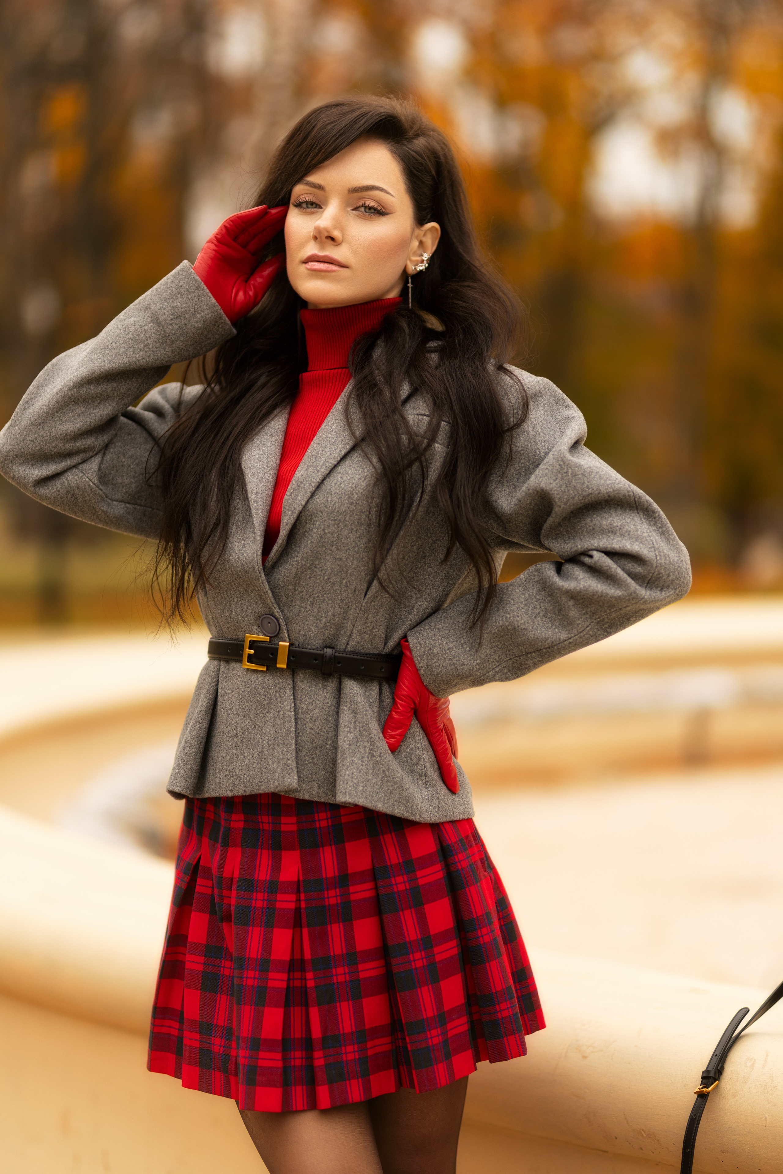 Фотосет с Екатериной в парке на осеннюю тему для «себя»