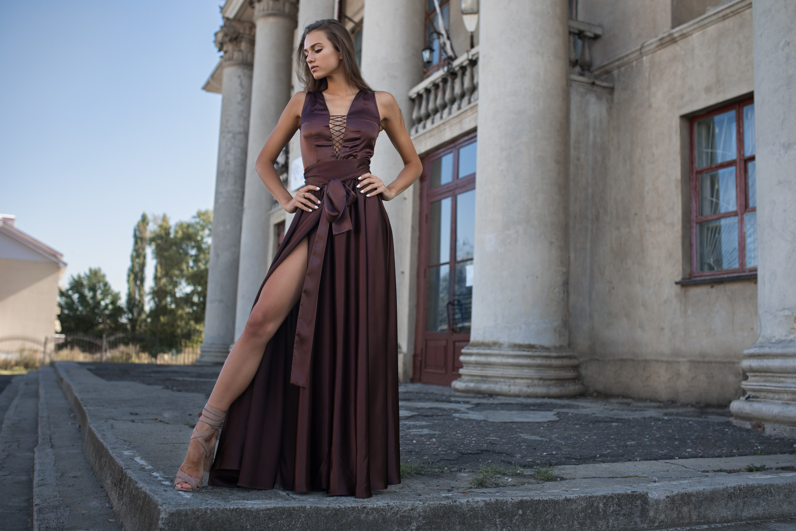 Фотосет у дома культуры в с. Стрелица и в Белом Колодце с Маргаритой для «себя»