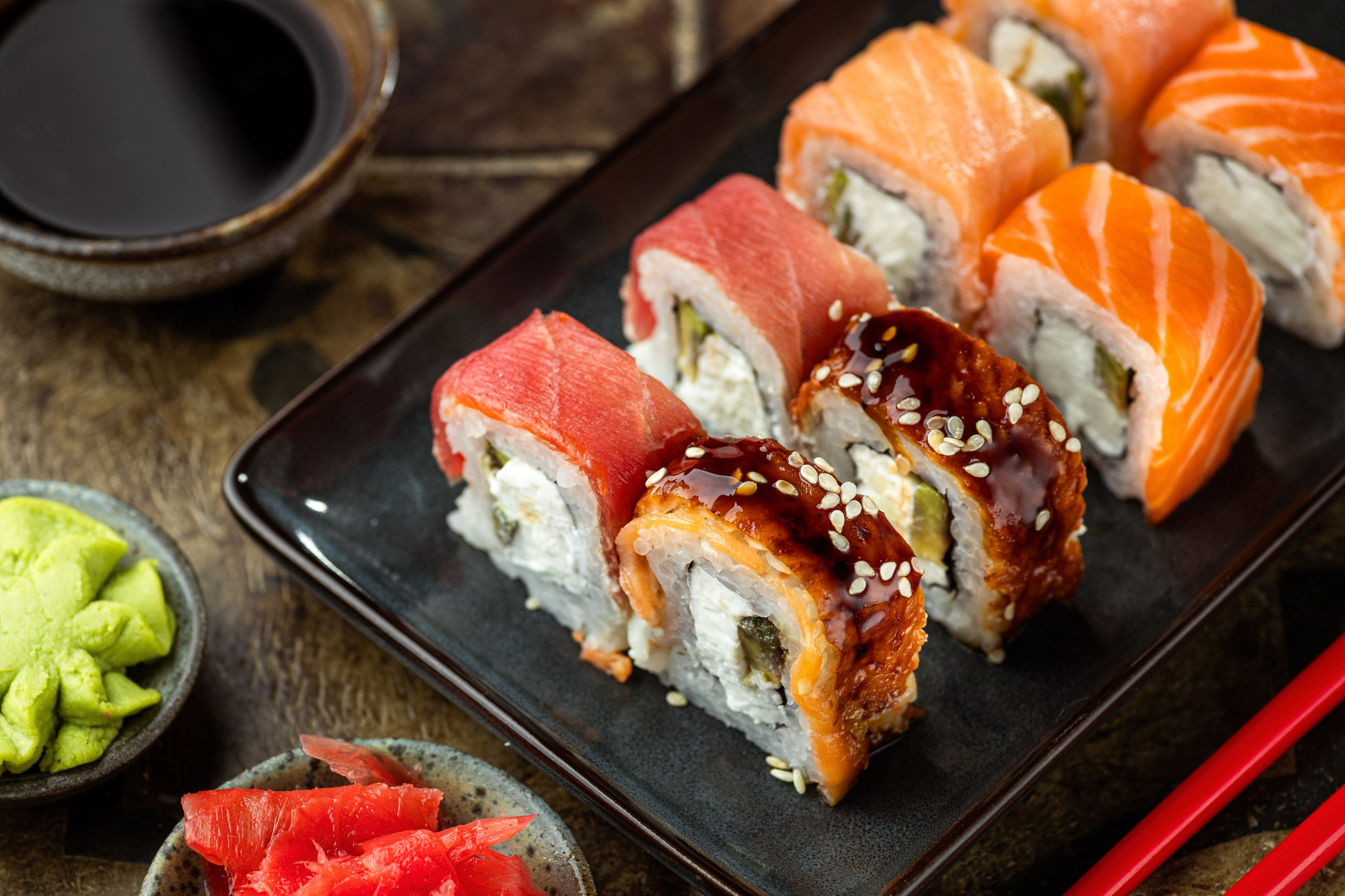 Роллы и суши. Юлия Космо — фуд-фотограф, предметный стилист, Москва