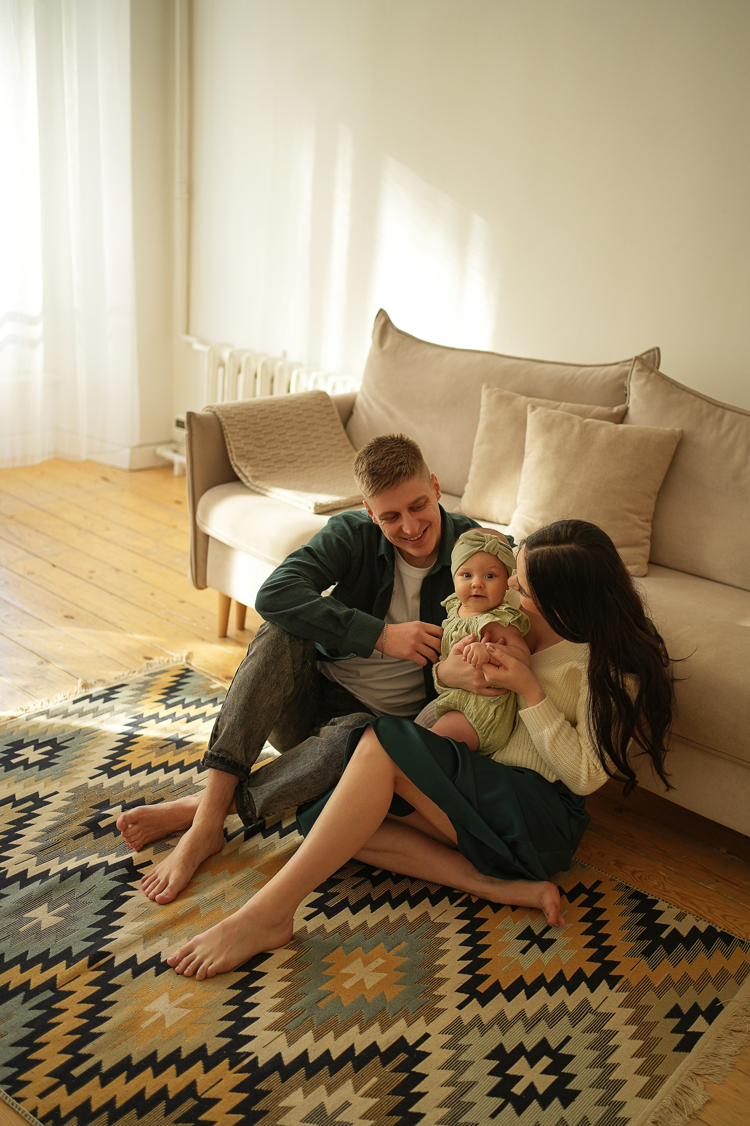 Таня, Юра и Полиночка. Семейный фотограф в Санкт-Петербурге Саша Кактус