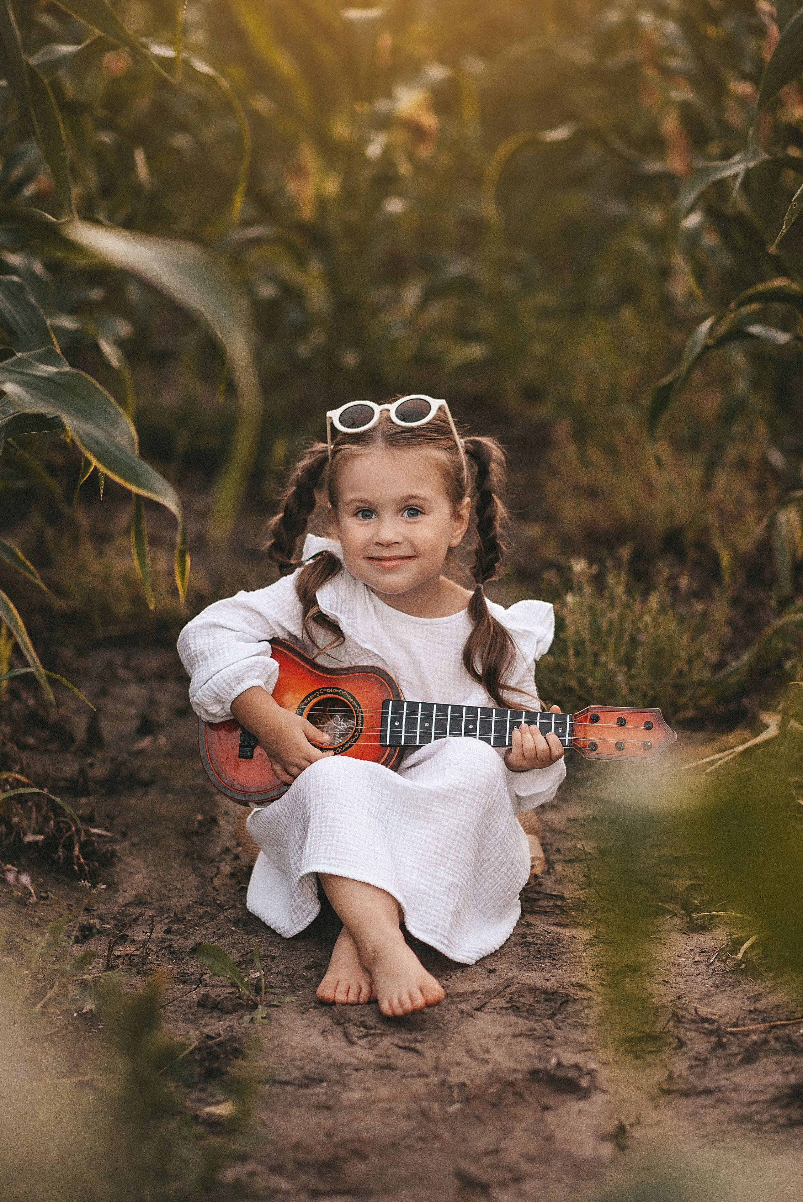 На солнце вдоль рядов кукурузы…. Ваш фотограф Ирина Гущанская