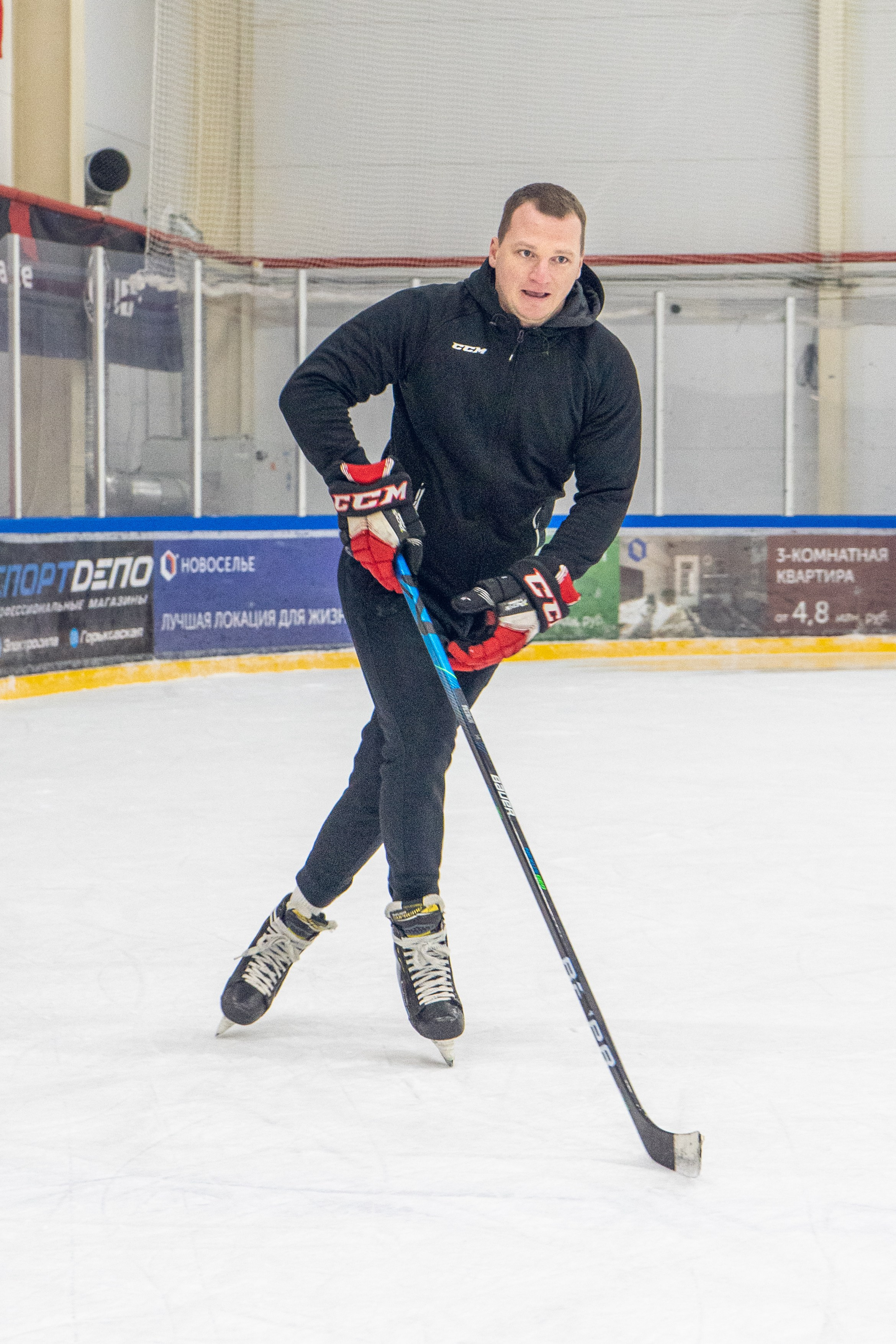 Тренировка по хоккею «ЦМКБ «Алмаз»