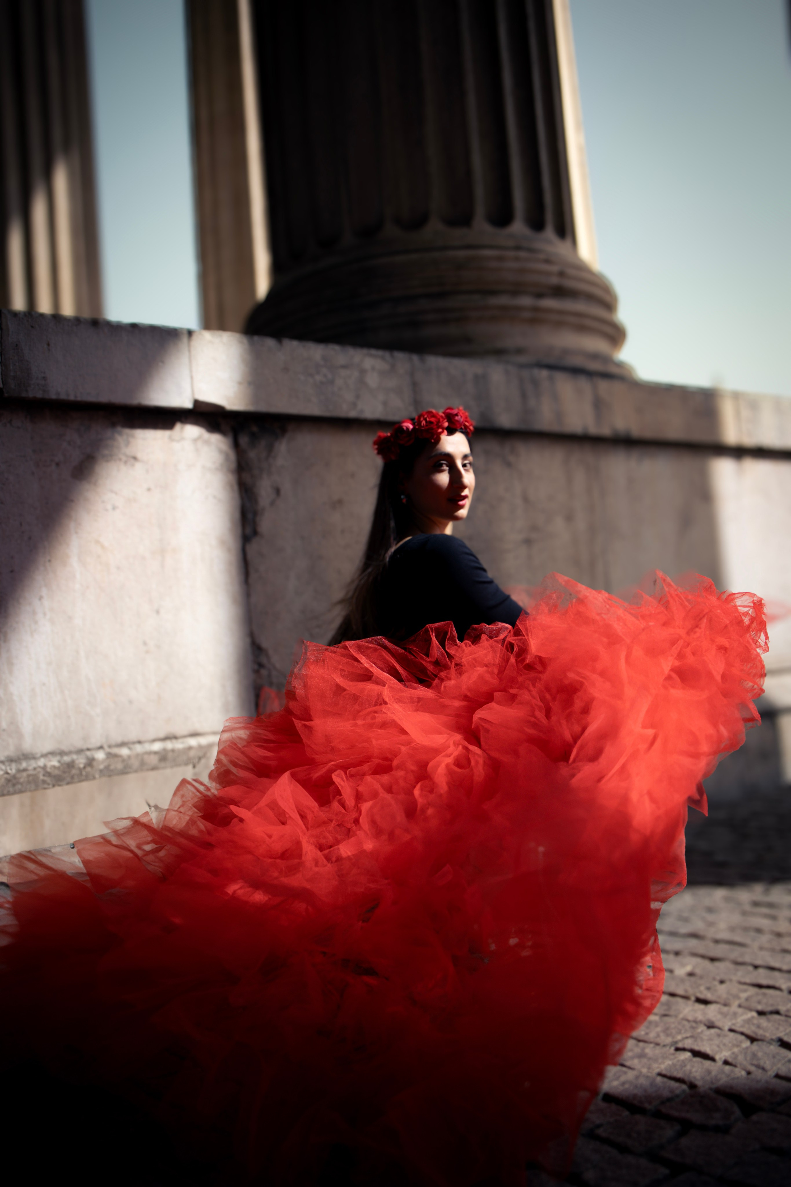 Long dresses shooting. Photographer in Munich