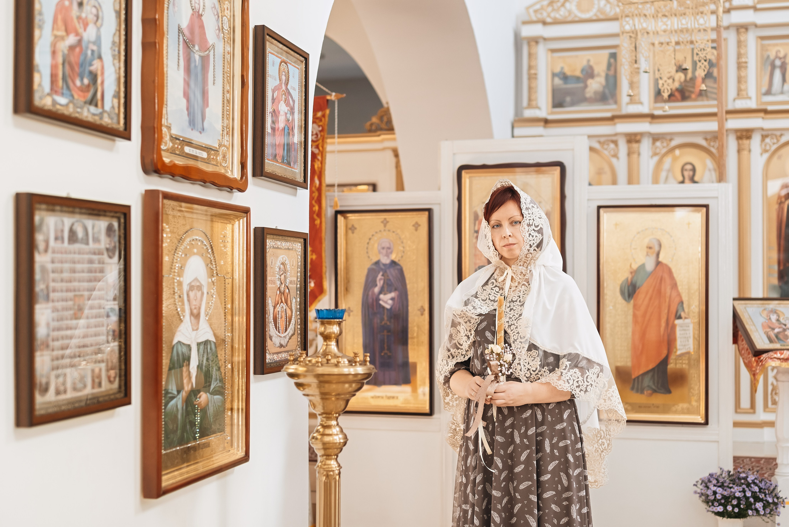 Венчание. С. Нежинка. Церковный фотограф на Таинство Крещения и Венчания в Оренбурге и Оренбургской области Екатерина Белкина