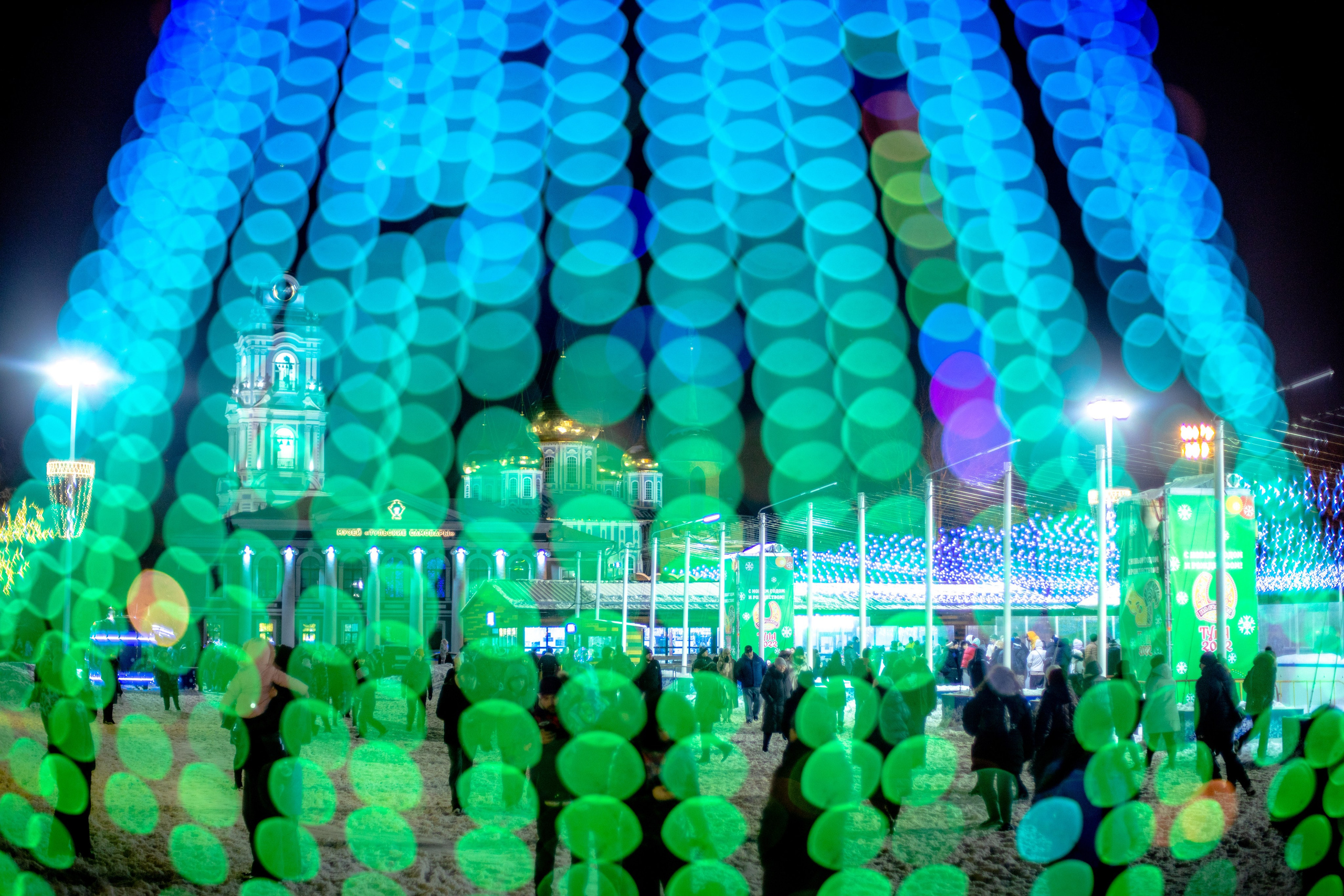 Новогодняя Тула 2022 (Снежная королева на площади). Фотограф в Туле Крупский АнДРей. Фотостудия «КАДР71» в Туле